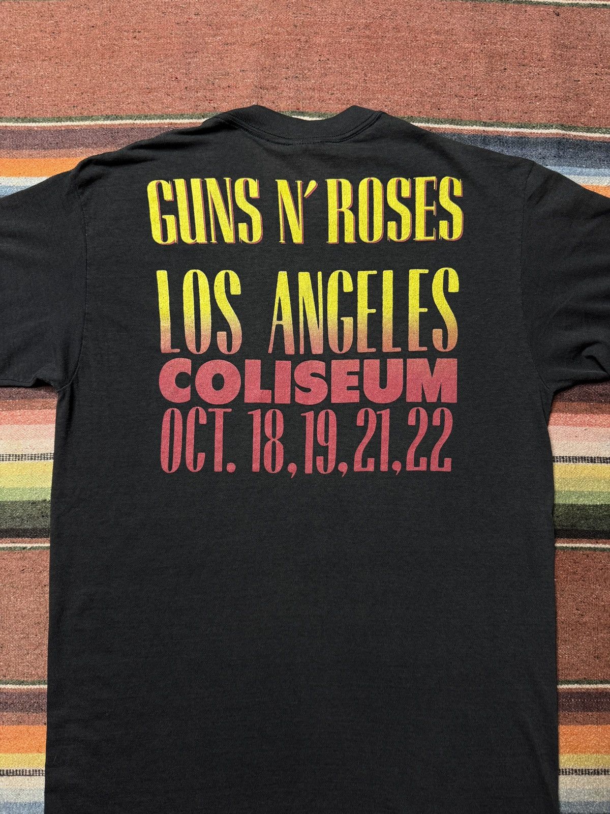 Band Tees × Guns N' Roses × Vintage Vintage 1989 Guns N' Roses Stoned in LA Band Tee Shirt Size US L / EU 52-54 / 3 - 8 Thumbnail