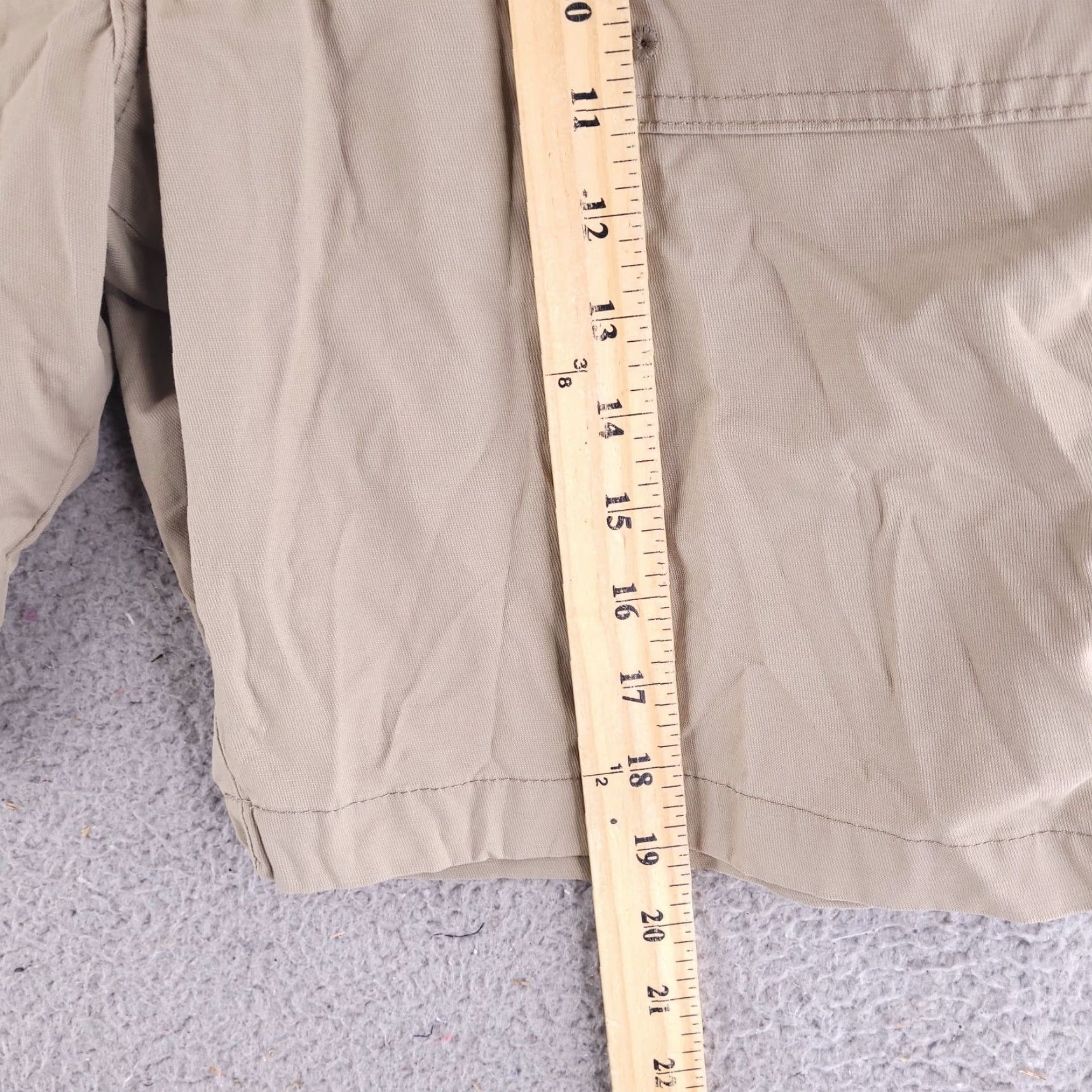Wrangler Wrangler Shorts Mens 36 Brown 9" Inseam Cotton Nylon Blend Casual Size US 36 / EU 52 - 6 Thumbnail