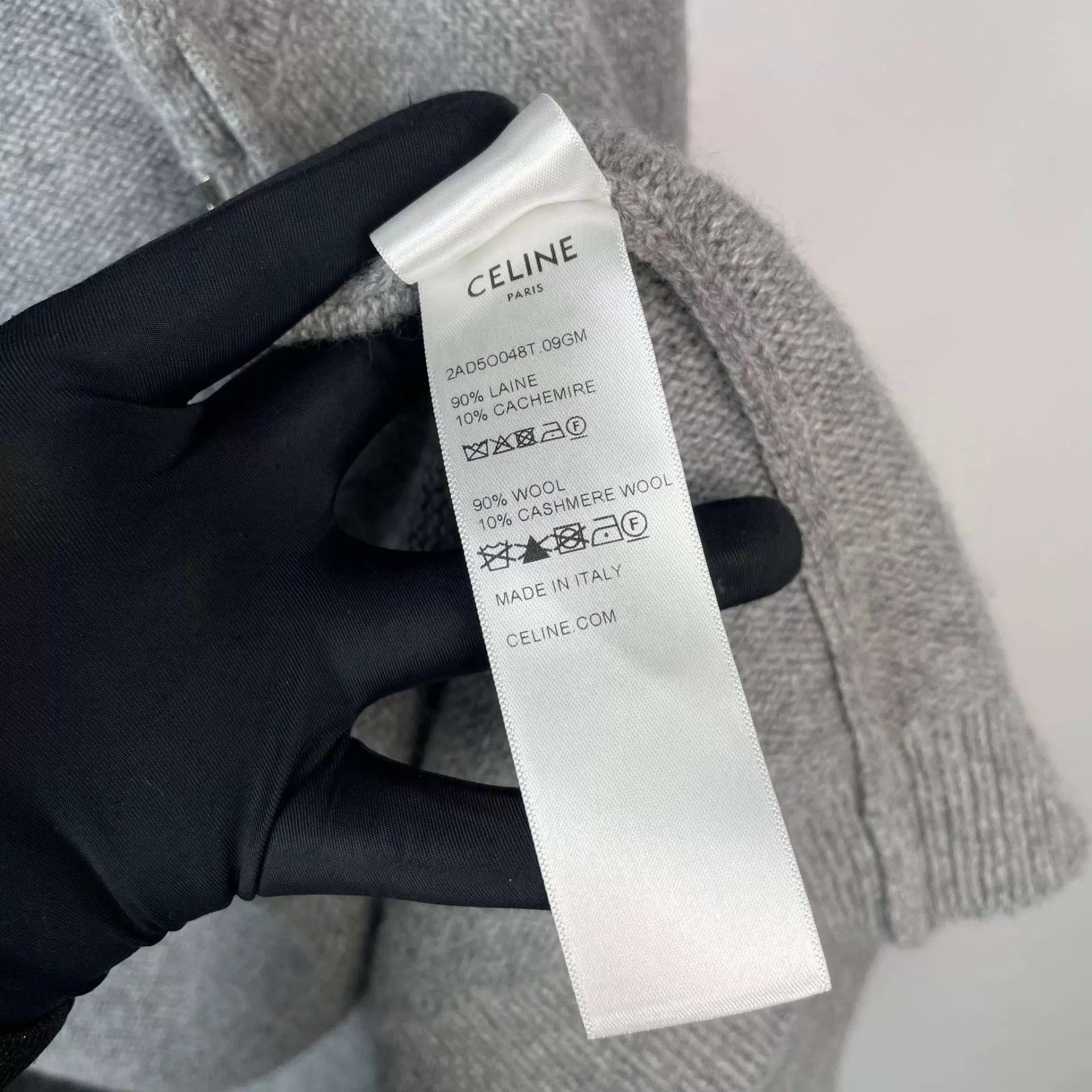 Celine Celine cashmere coat M gray 98 New Size M / US 6-8 / IT 42-44 - 6 Thumbnail