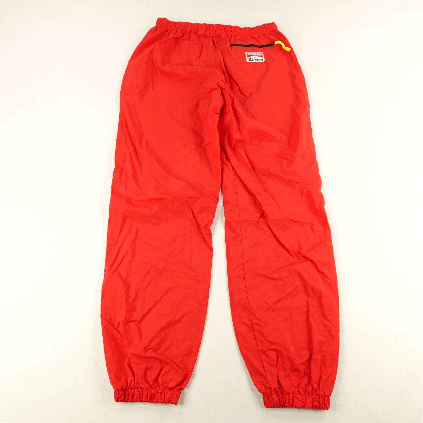 Marlboro VINTAGE Marlboro Track Pants Mens Large Red Tapered Leg 90s Activewear Size US 31 - 5 Thumbnail