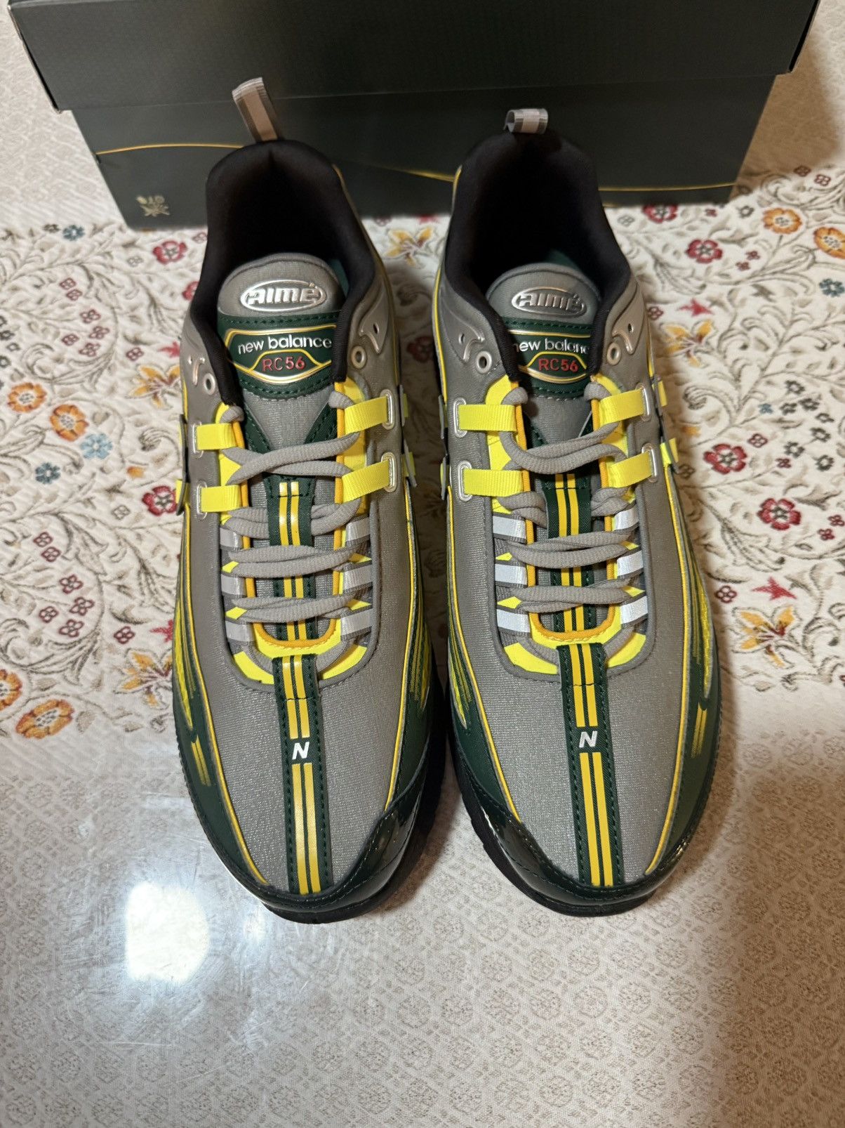 Aime Leon Dore × New Balance NEW BALANCE AIMÉ LEON DORE X RC56 'NEON GREY' Men’s Size 11 Size US 11 / EU 44 - 4 Thumbnail