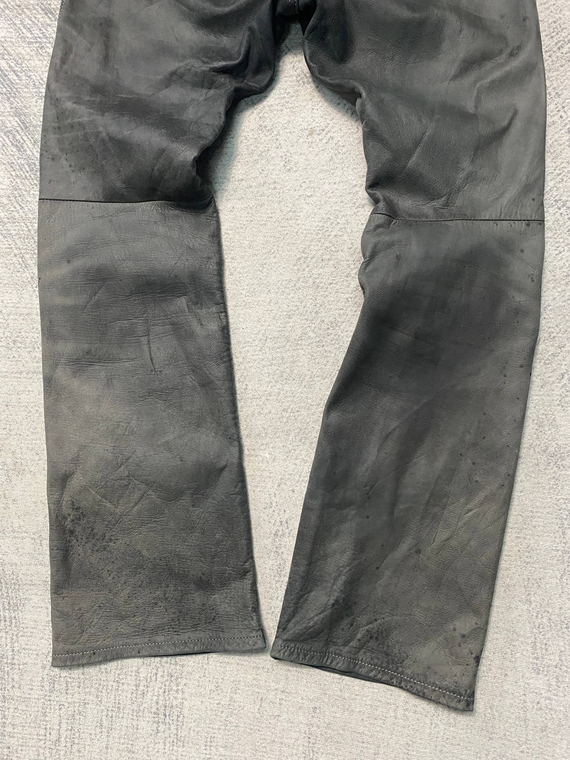 14th Addiction Rare Hyod Vkei Japanese Rock Style Leather Flare Pants Size US 30 / EU 46 - 11 Thumbnail