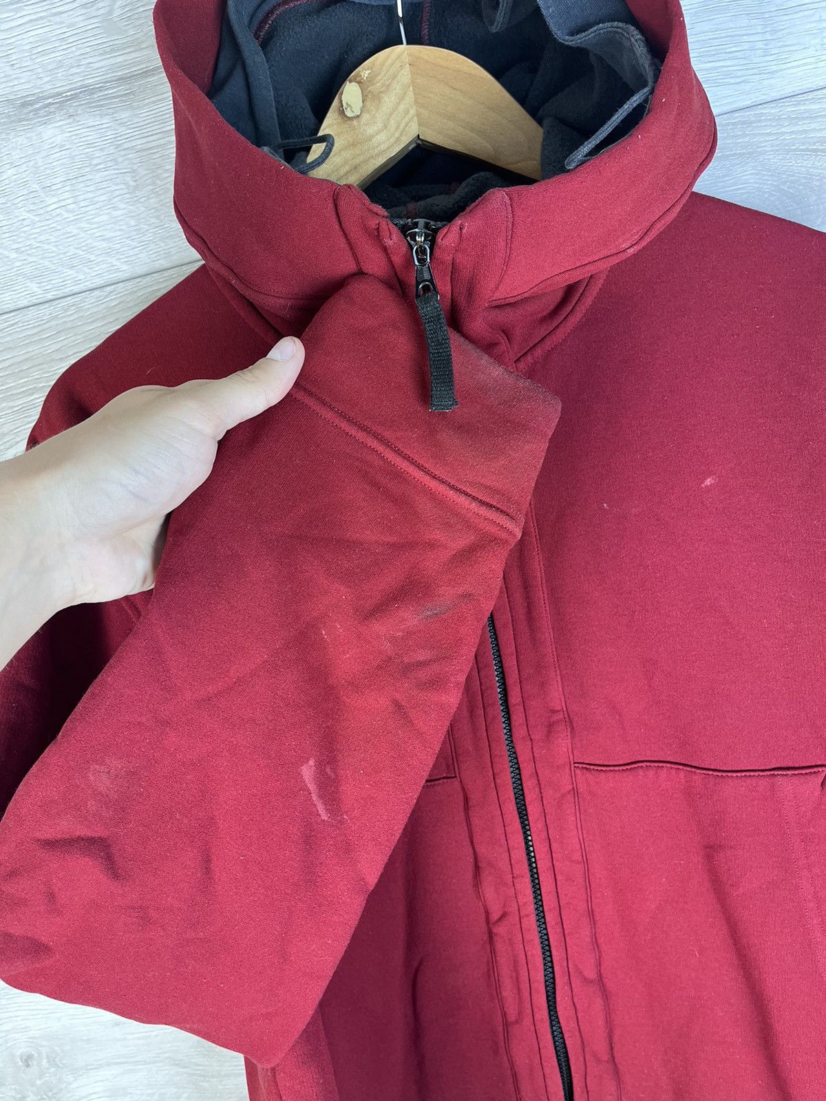 Stone Island Vintage men Zip-up hoodie Stone Island made in Italy size L Size US L / EU 52-54 / 3 - 6 Thumbnail