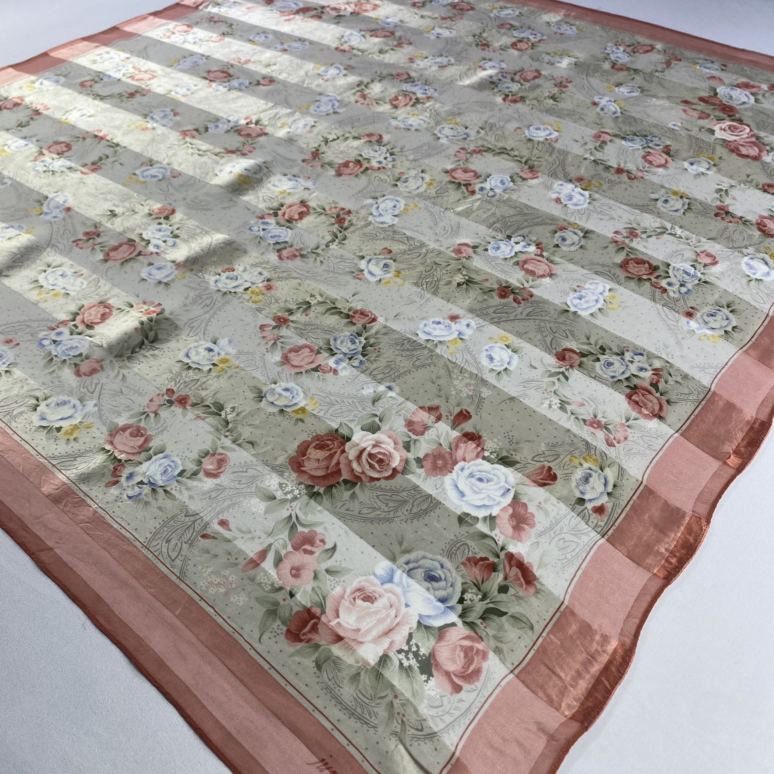 Japanese Brand × Vintage Vintage Japanese Brand Jun Ashida Silk Scarf SS035 Size ONE SIZE - 4 Thumbnail
