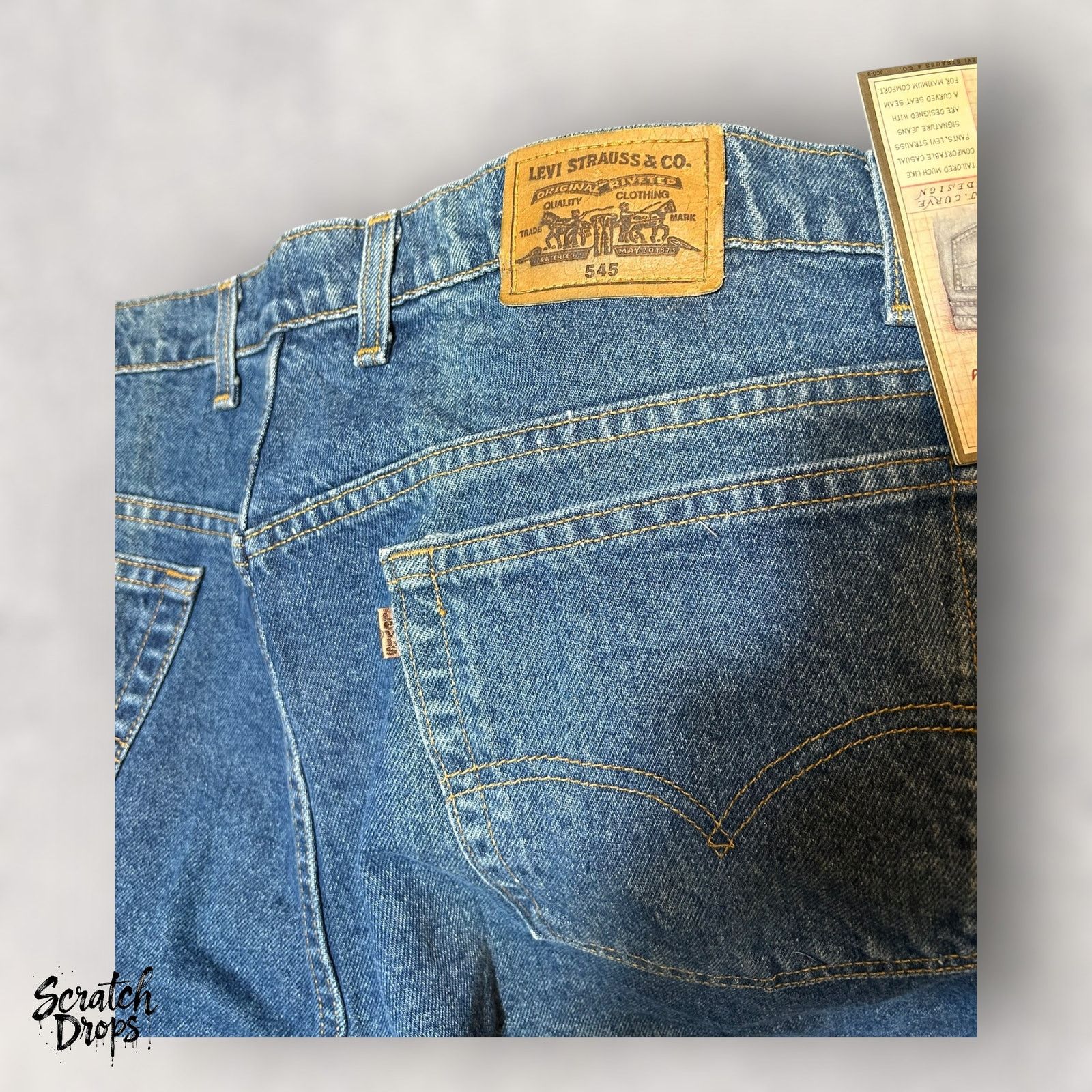 Levi's Vintage Levi's 545 Men's Shorts NWT Deadstock W54 L32 Loose Size US 38 / EU 54 - 4 Thumbnail