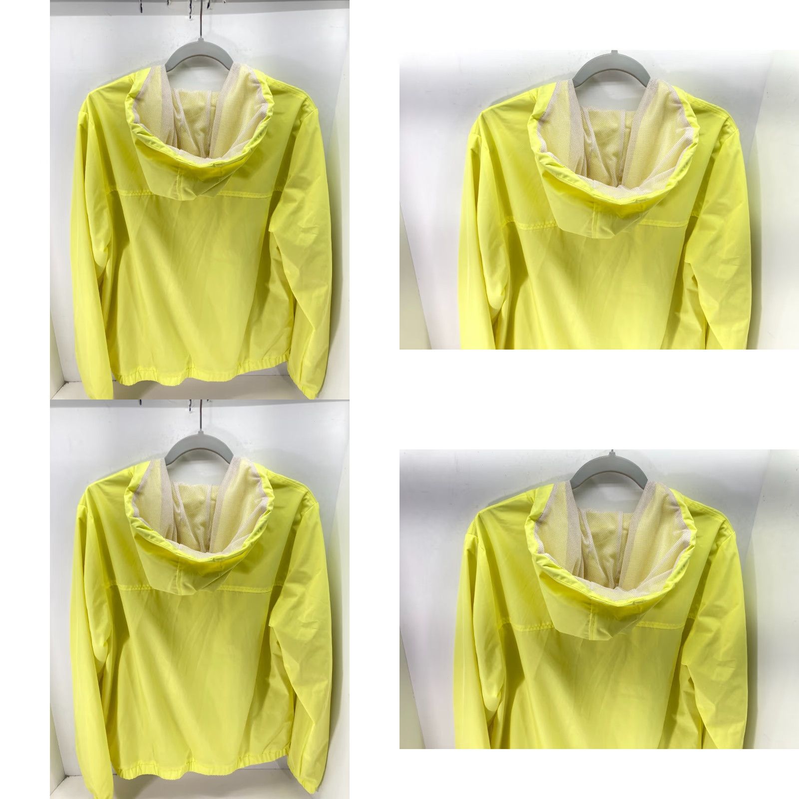 Vans Vans Kastle Turvey Windbreaker Jacket Womens L Yellow Zip Up Hooded Drawstring Jacket Size L / US 10 / IT 46 - 8 Thumbnail