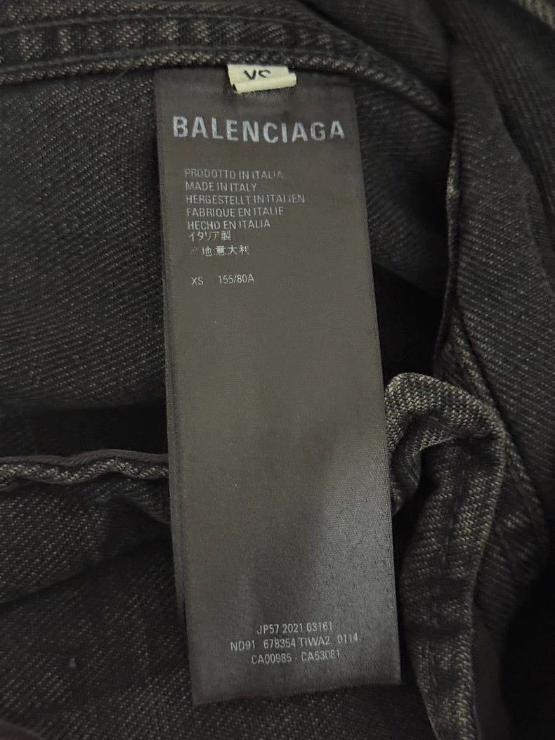 Balenciaga Balenciaga Solid Graffiti Single Breasted Lapel Long Sleev Size US XS / EU 42 / 0 - 6 Thumbnail