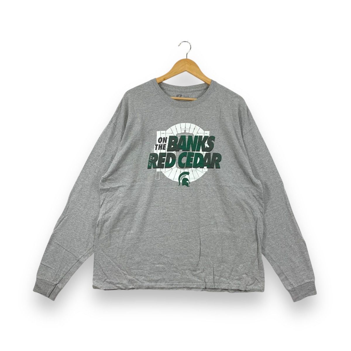 Other MICHIGAN STATE On The Banks Of The Res Cedar Tee Shirt Size US XXL / EU 58 / 5 - 1 Thumbnail