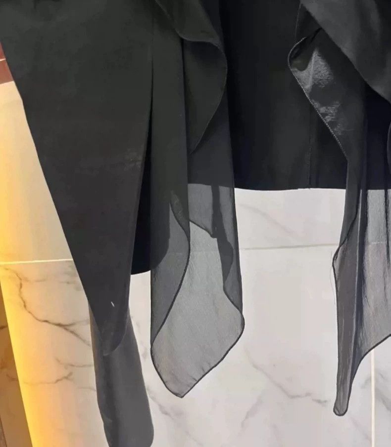 Rick Owens Rick Owens Black Silk-Blend Jacket-2506 Size US M / EU 48-50 / 2 - 4 Thumbnail