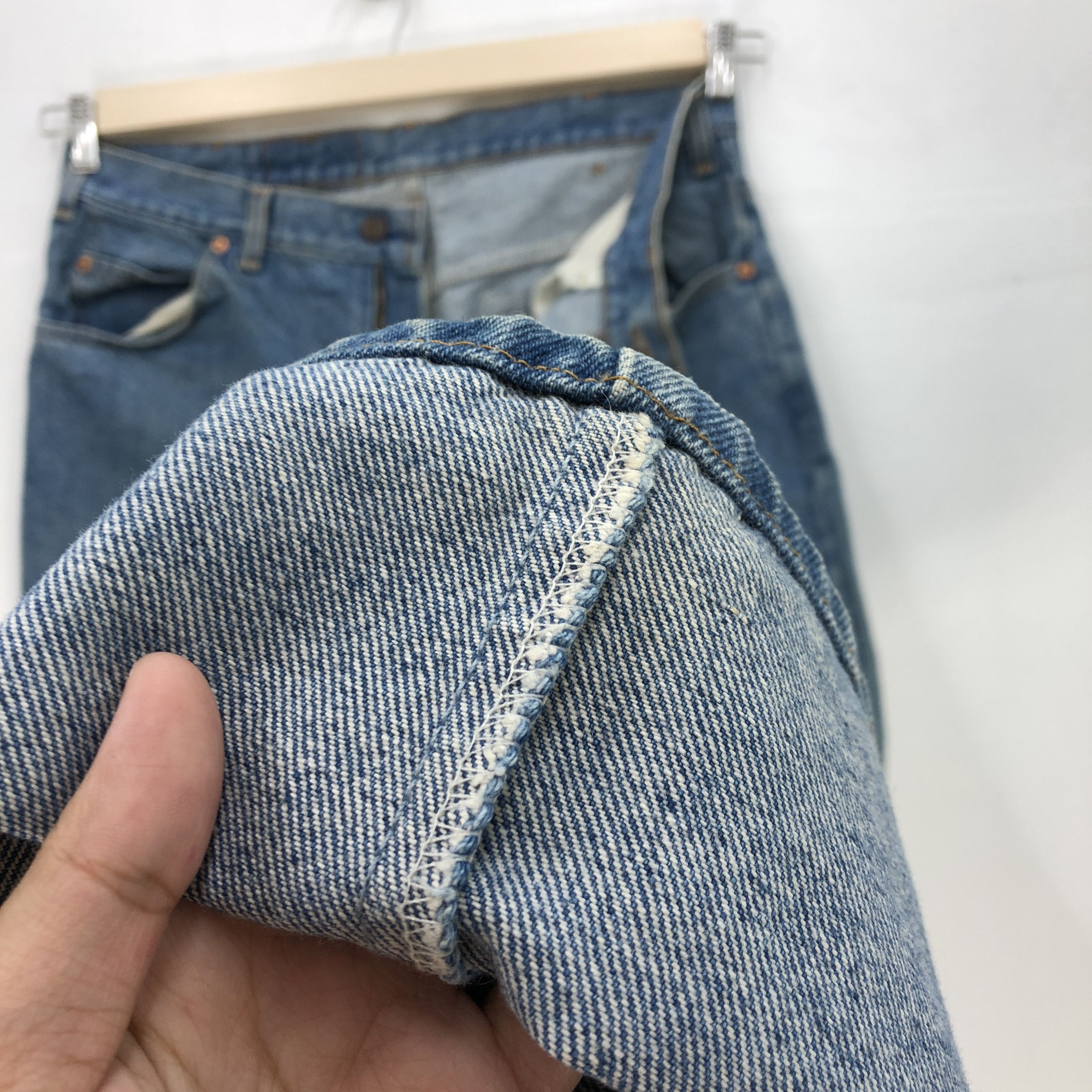 Levi's Vintage Levis Skinny Orange Tab Jeans Levis Light Wash Denim Size US 34 / EU 50 - 8 Thumbnail