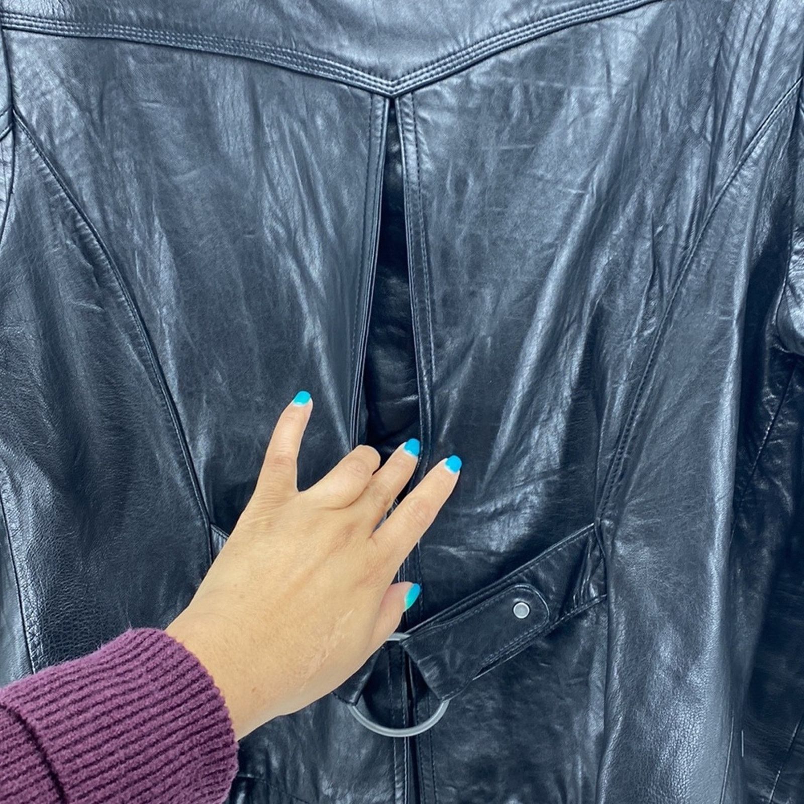 Nine West Nine West vintage Y2K 90s soft black leather jacket size l Size L / US 10 / IT 46 - 13 Thumbnail