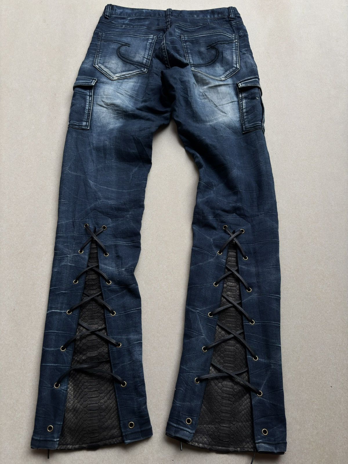 semanticdesign SEMANTIC DESIGN lace-up jeans Size US 29 - 2 Thumbnail