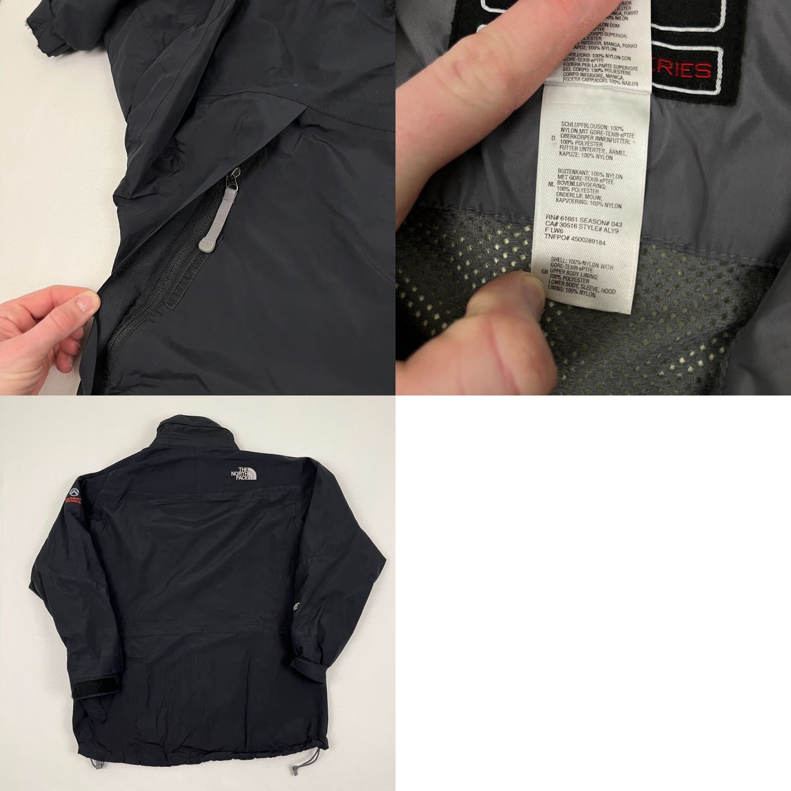 The North Face The North Face Jacket Womens L Black Goretex XCR Summit Series Hiking Gorpcore Size L / US 10 / IT 46 - 9 Thumbnail