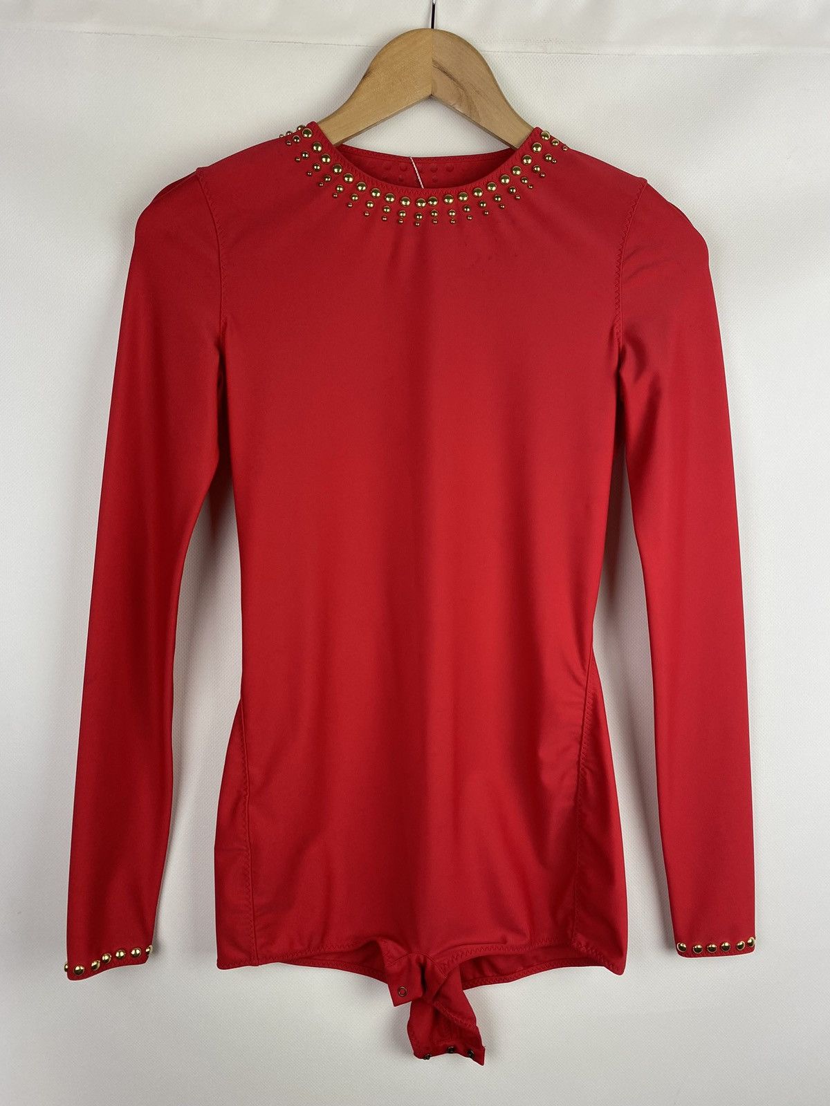 Maison Margiela BNWD Maison Margiela Runaway long sleeve bodysuit blouse Size S / US 4 / IT 40 - 1 Thumbnail