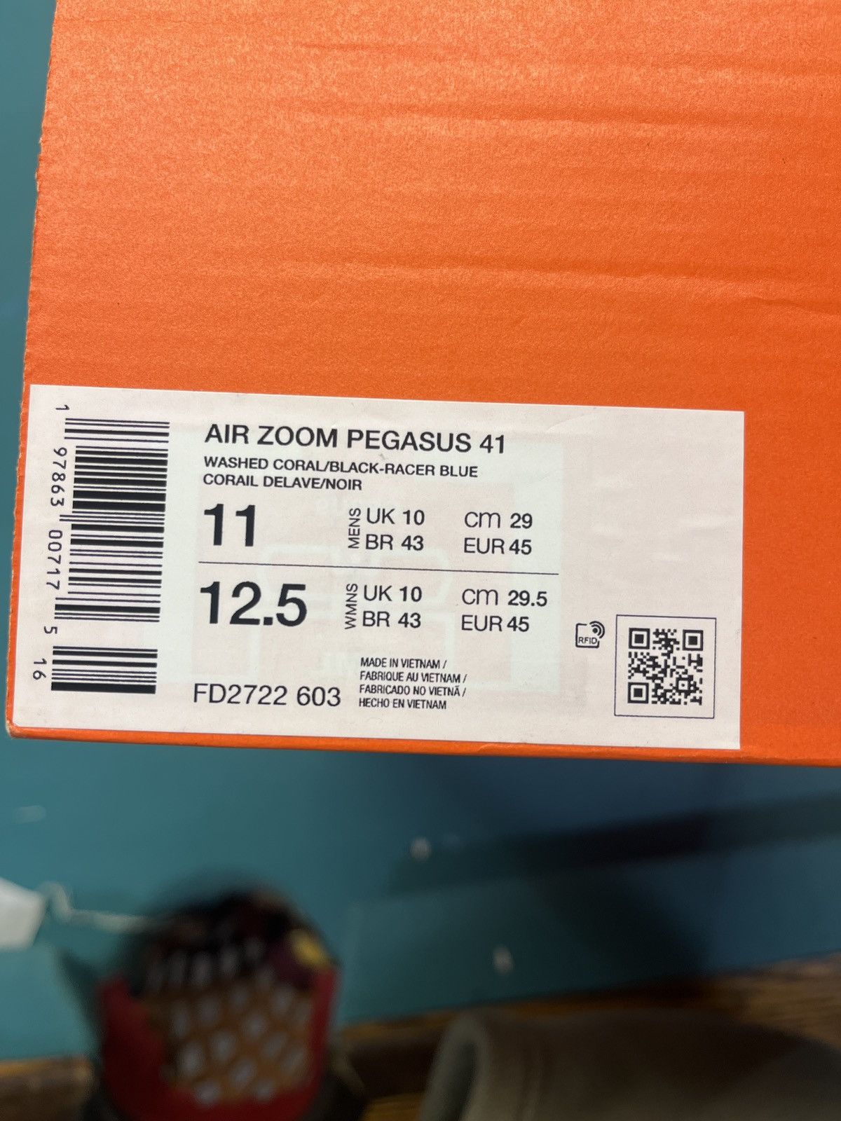 Nike Nike Air Zoom Pegasus 41 Size US 11 / EU 44 - 6 Thumbnail