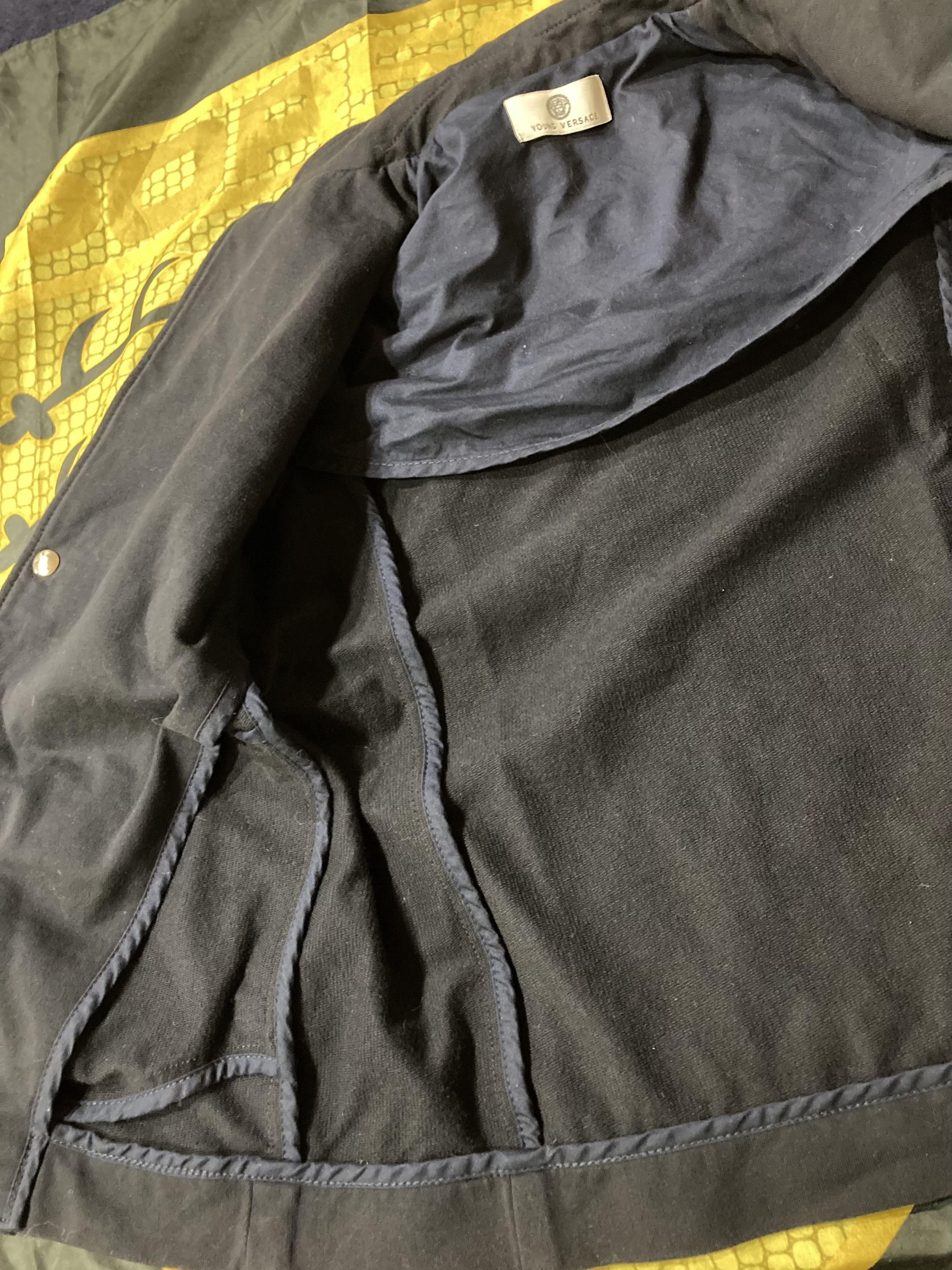 Versace Navy Blue Young Versace Jacket Kids, Made in Italy Size US XXS / EU 40 - 12 Thumbnail
