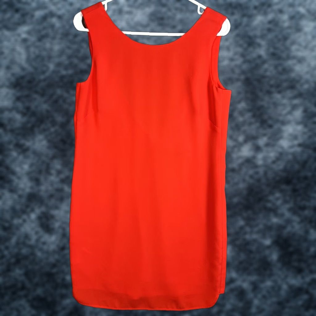Bcbgmaxazria BCBG Maxazria Dress Bright Red Shift Size 6 Womens Size M / US 6-8 / IT 42-44 - 1 Thumbnail