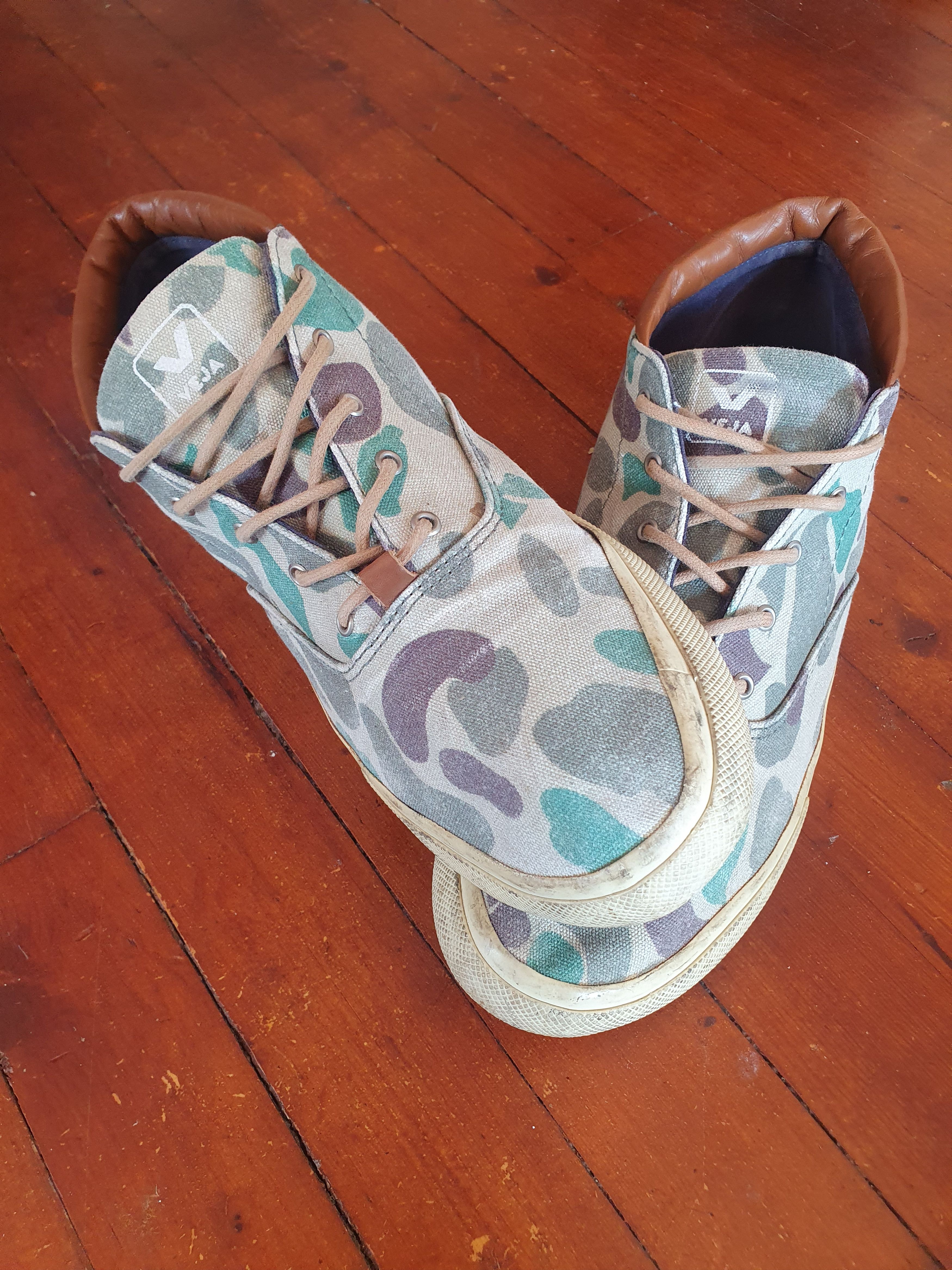 Veja Veja Men's Camouflage Trainers sz US 11.5/UK11/EU45 Size US 11.5 / EU 44-45 - 3 Thumbnail