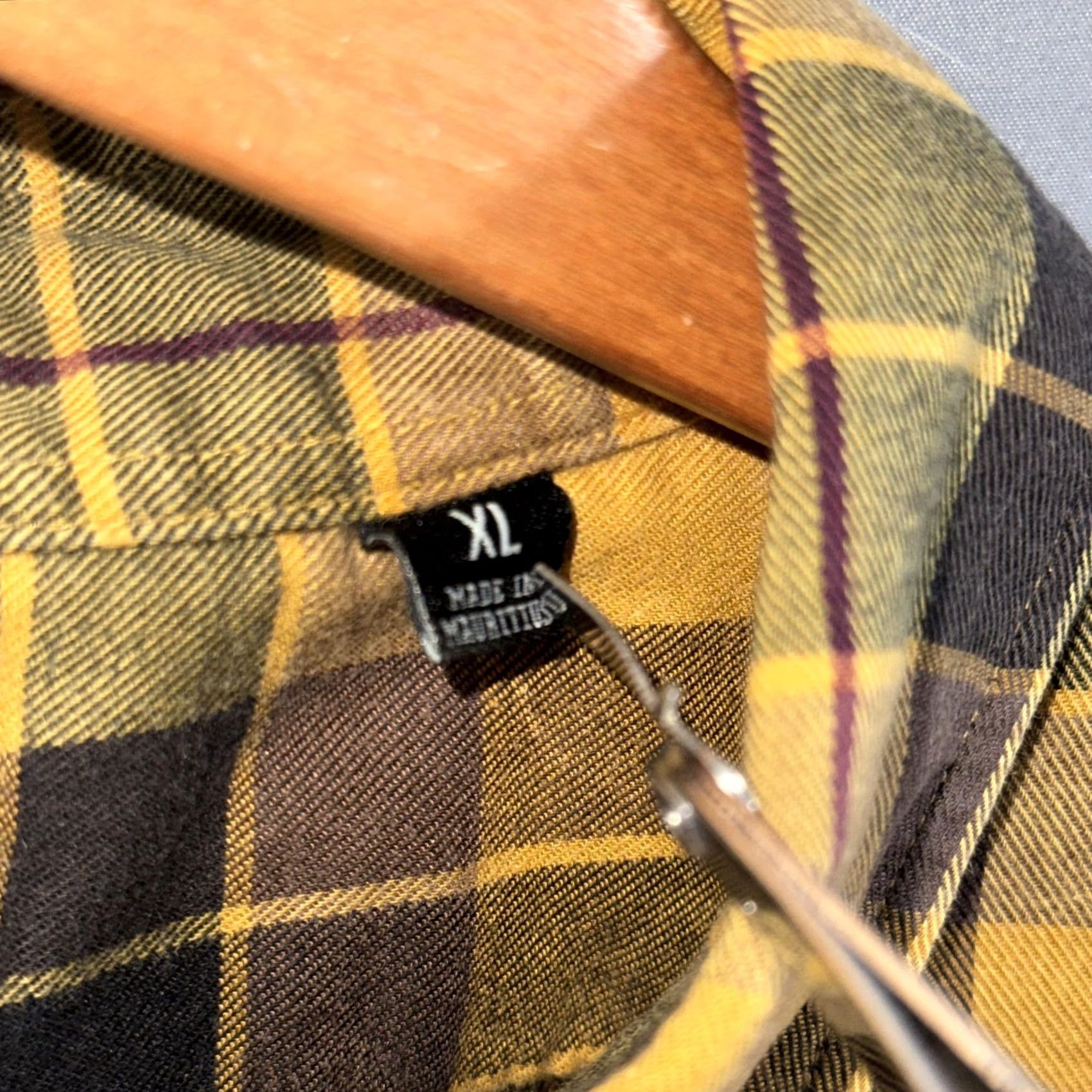 Todd Snyder Todd Snyder Shirt Mens XL Yellow Black Plaid Button Down Tencel Cotton Button-Up Shirt Size US XL / EU 56 / 4 - 6 Thumbnail