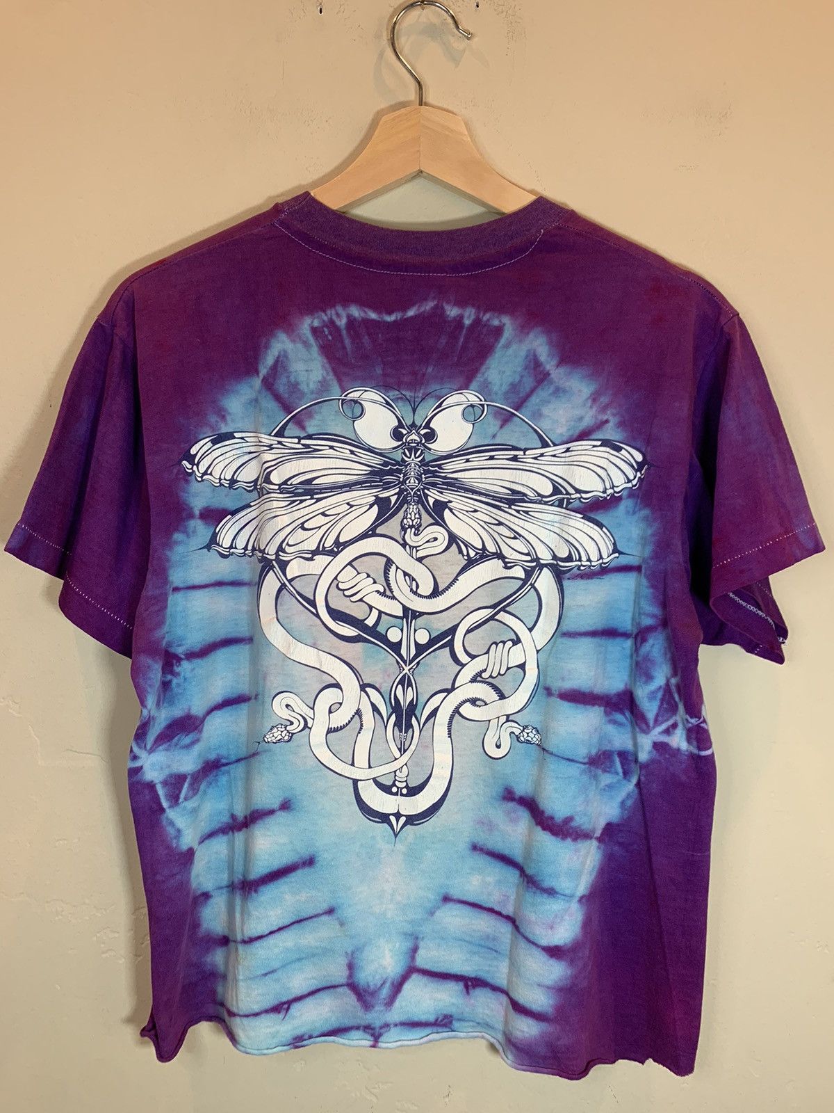 Vintage *RARE* Vintage 70’s Geisha Japan Dragonfly Chapman Art Shirt Size US M / EU 48-50 / 2 - 2 Thumbnail
