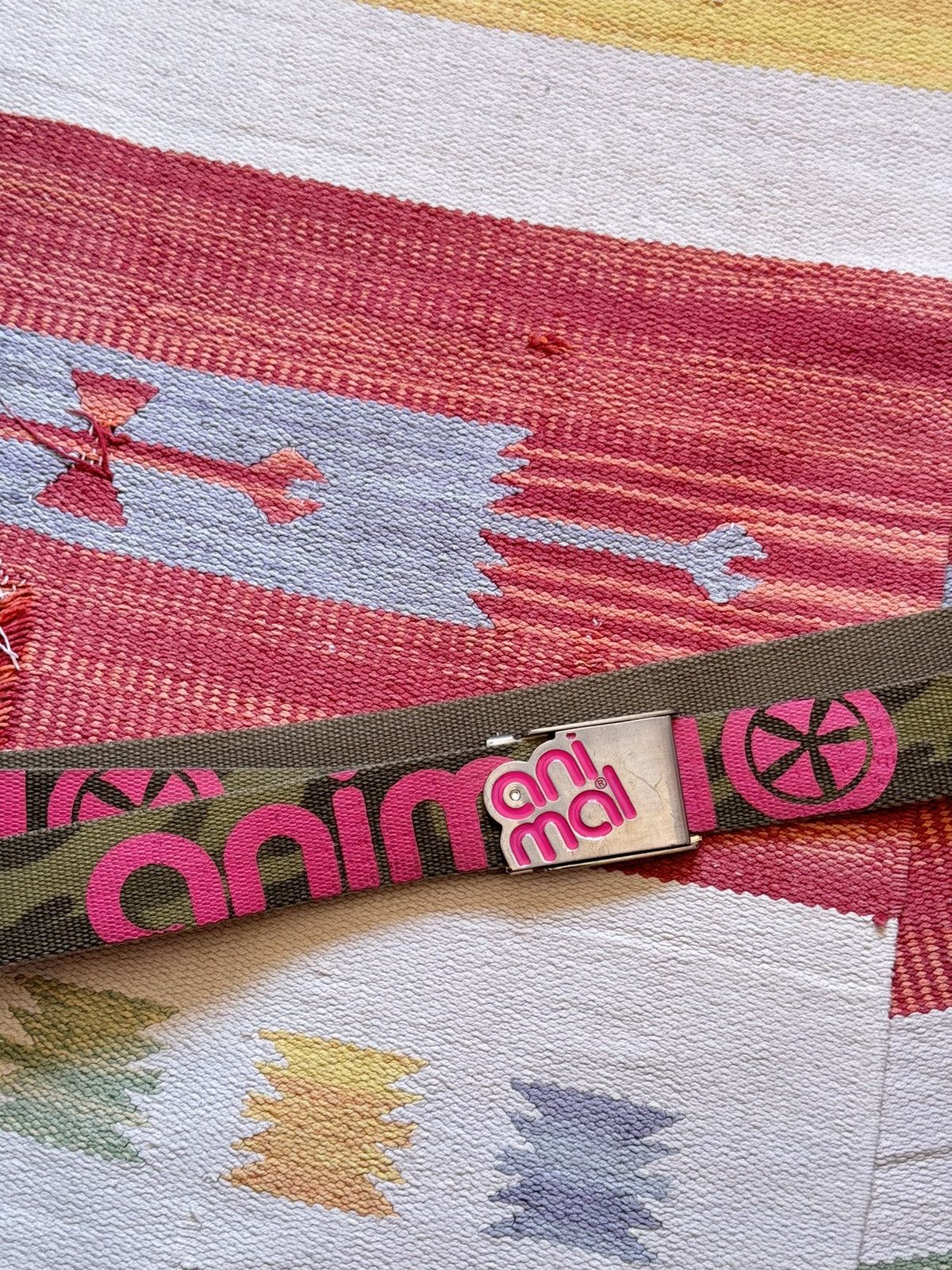 Vintage Vintage 00’s Animal y2k Skateboarding Camo Belt Size ONE SIZE - 2 Thumbnail