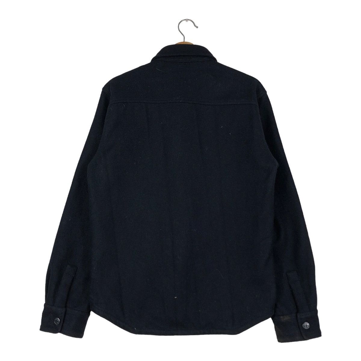 Japanese Brand 🔥VINTAGE BIKER WOOL JACKET BLUE PAINT UNION MADE JAPAN Size US L / EU 52-54 / 3 - 8 Thumbnail