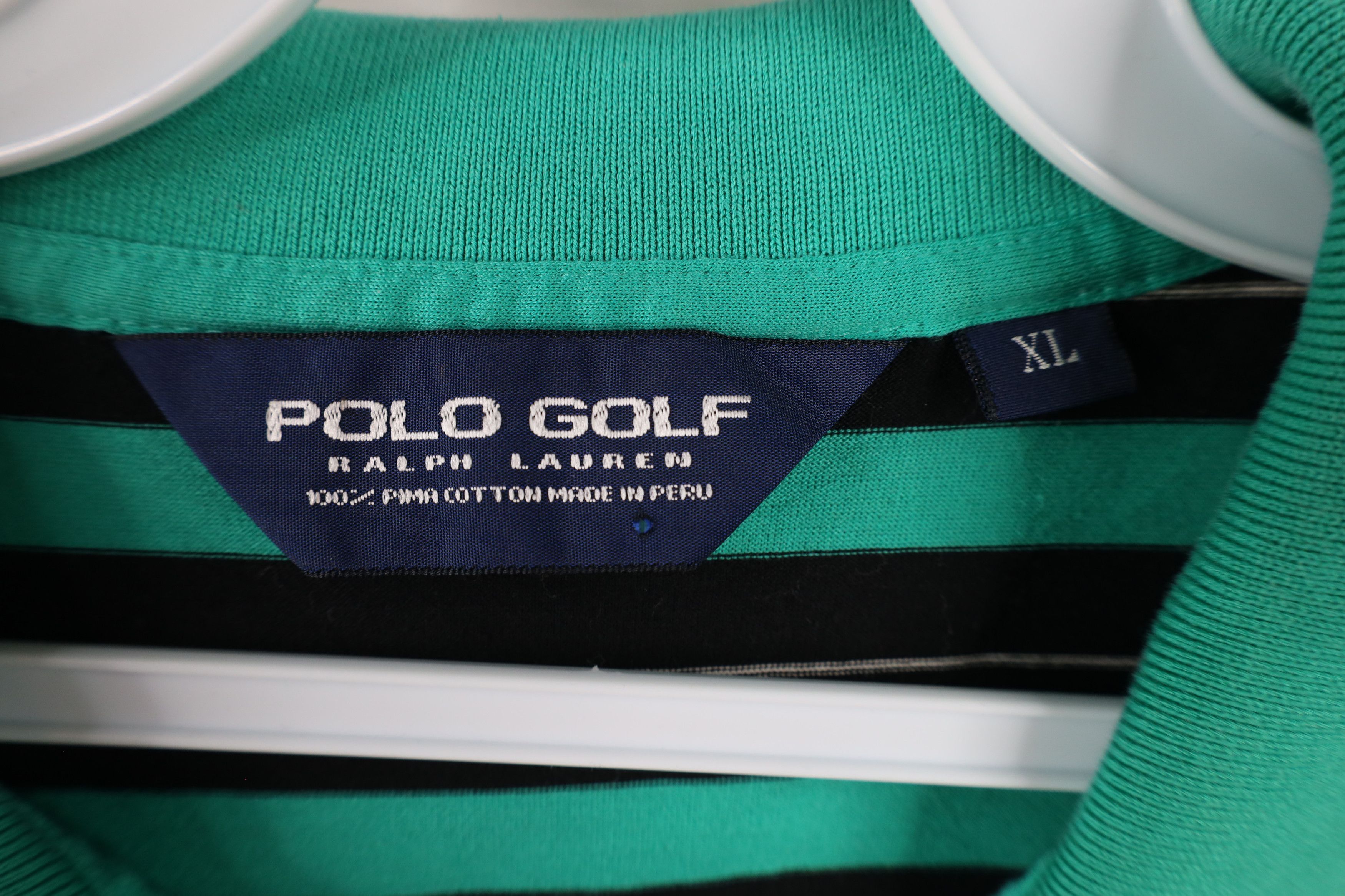 Ralph Lauren × Vintage Polo Golf Ralph Lauren Block Collared Polo Shirt Cotton Size US XL / EU 56 / 4 - 7 Thumbnail