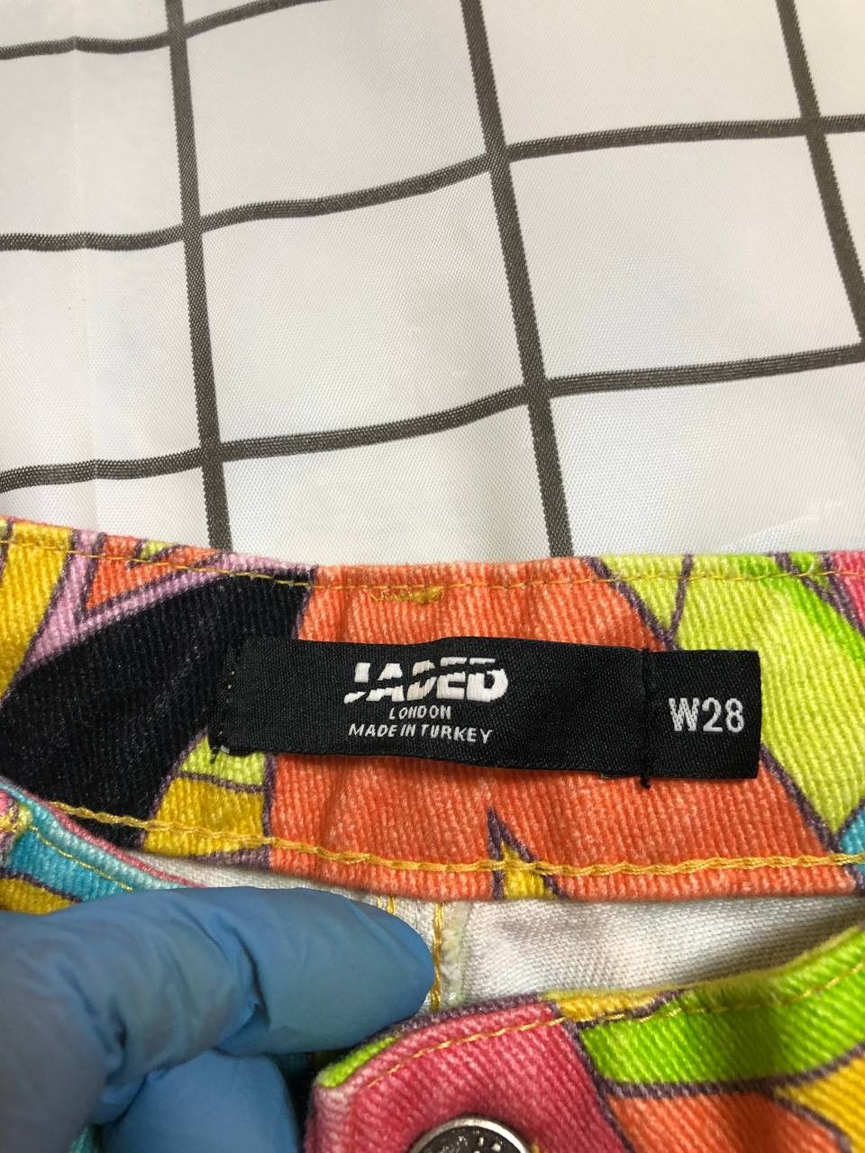 Jaded London Jaded London Tattoo Slouchy Fit Jeans W28 Multicoloured Size US 28 / EU 44 - 10 Thumbnail