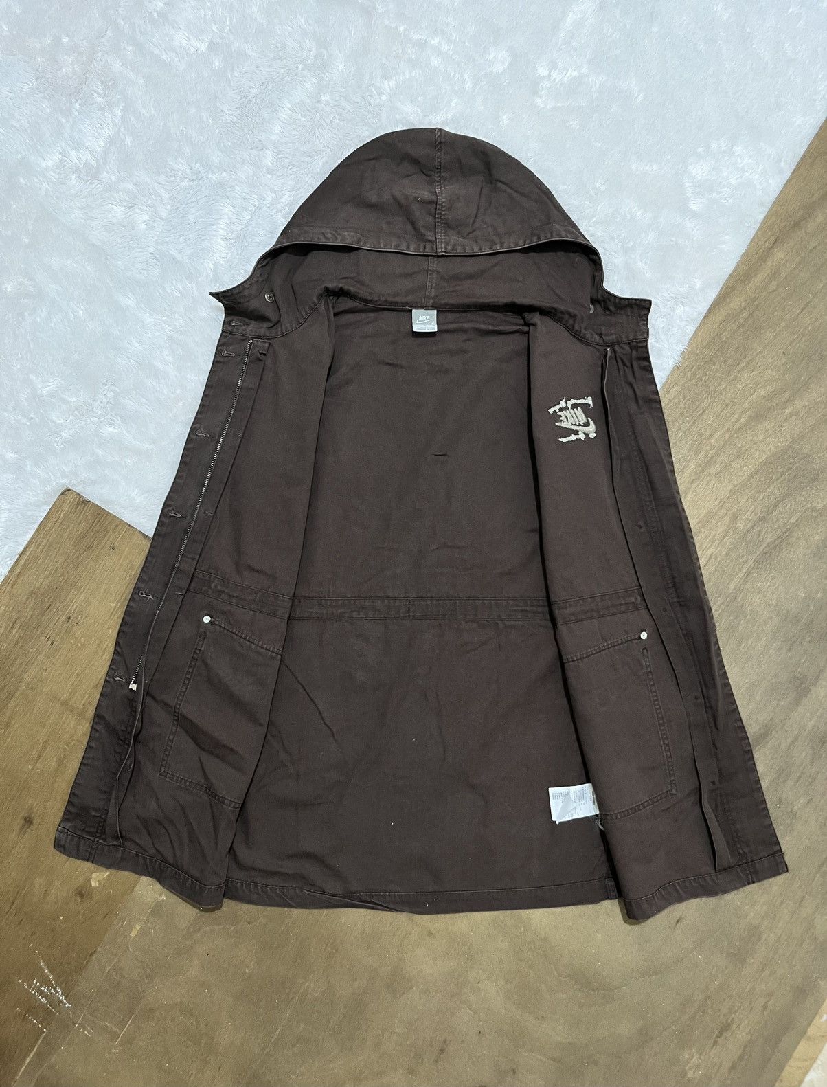 Nike Nike Sportswear Hooded Parka Brown Utility Jacket 2007 Size S / US 4 / IT 40 - 8 Thumbnail
