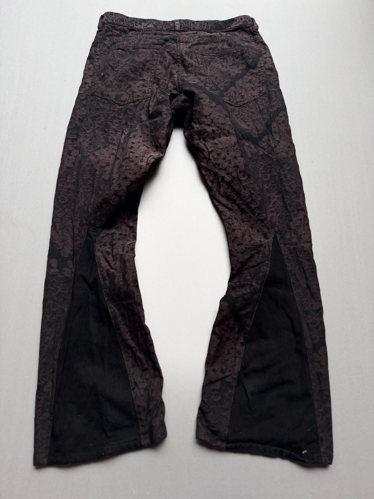 Issey Miyake (Rework) lace-up flare pants Size US 27 - 7 Thumbnail