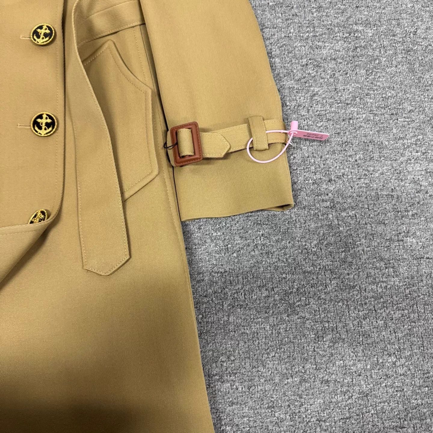 Louis Vuitton LV khaki lining monogram all over trench 34 mint Size XS / US 0-2 / IT 36-38 - 4 Thumbnail