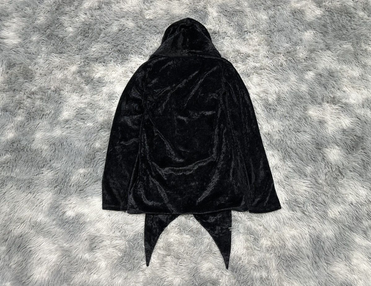 If Six Was Nine 🔥Y2K Archived Seana Black Velvet Vampire Capes Asymmetric Size US M / EU 48-50 / 2 - 4 Thumbnail