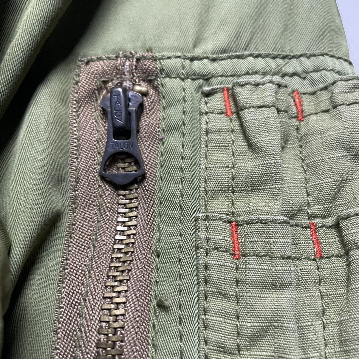 Diesel × Vintage Diesel Co Bomber Jacket Military Green Military Fashion Sz L Size US L / EU 52-54 / 3 - 12 Thumbnail