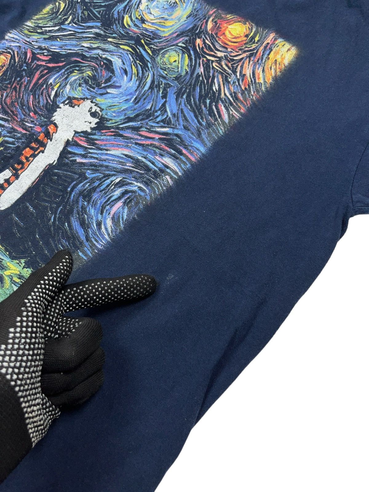 Other Vintage Calvin and Hobbes x Van Gogh Starry Night Art Shirt Size US XL / EU 56 / 4 - 5 Thumbnail