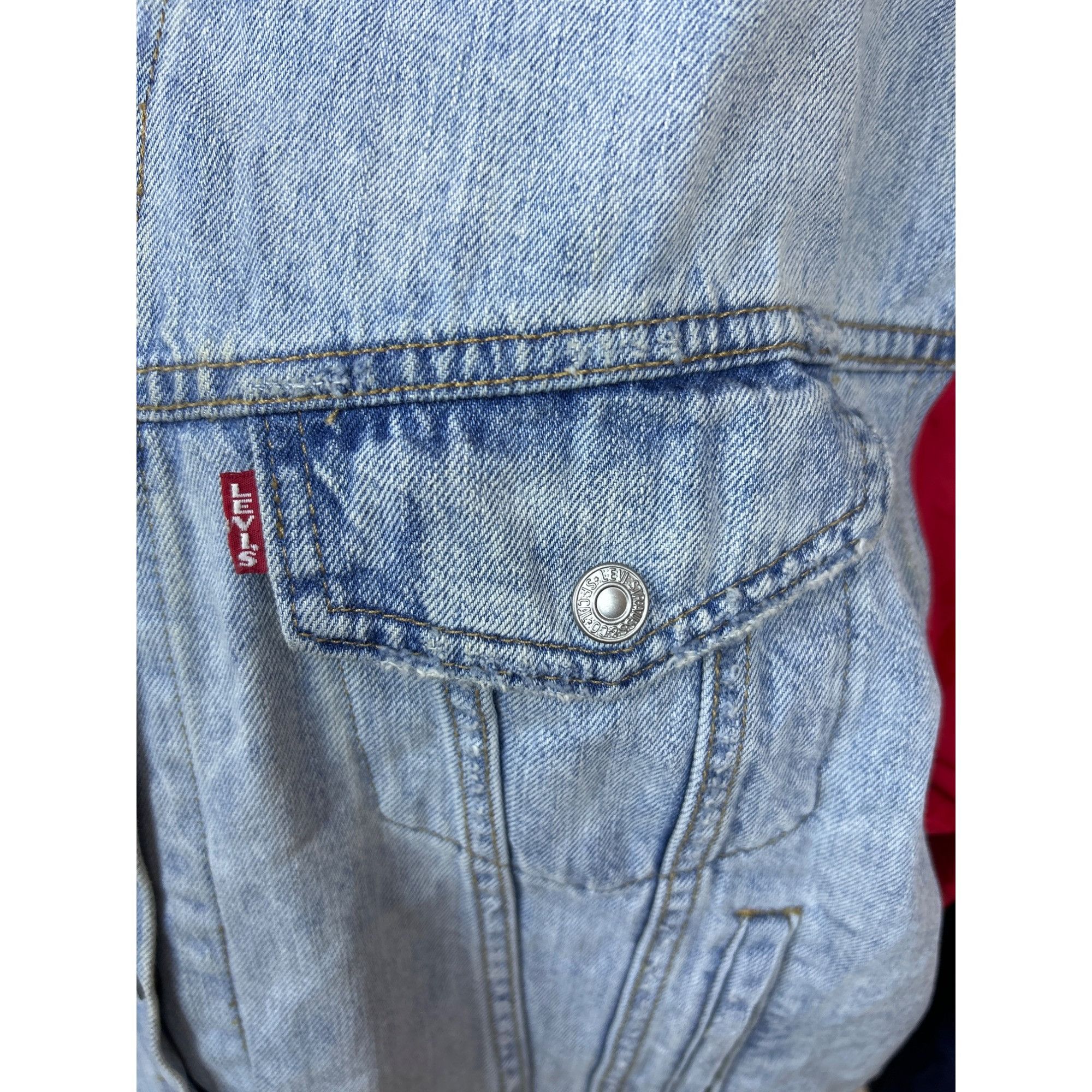 Levi's Levi's Retro 90's Style Denim Trucker Bomber Hybrid Jacket Size L / US 10 / IT 46 - 8 Thumbnail