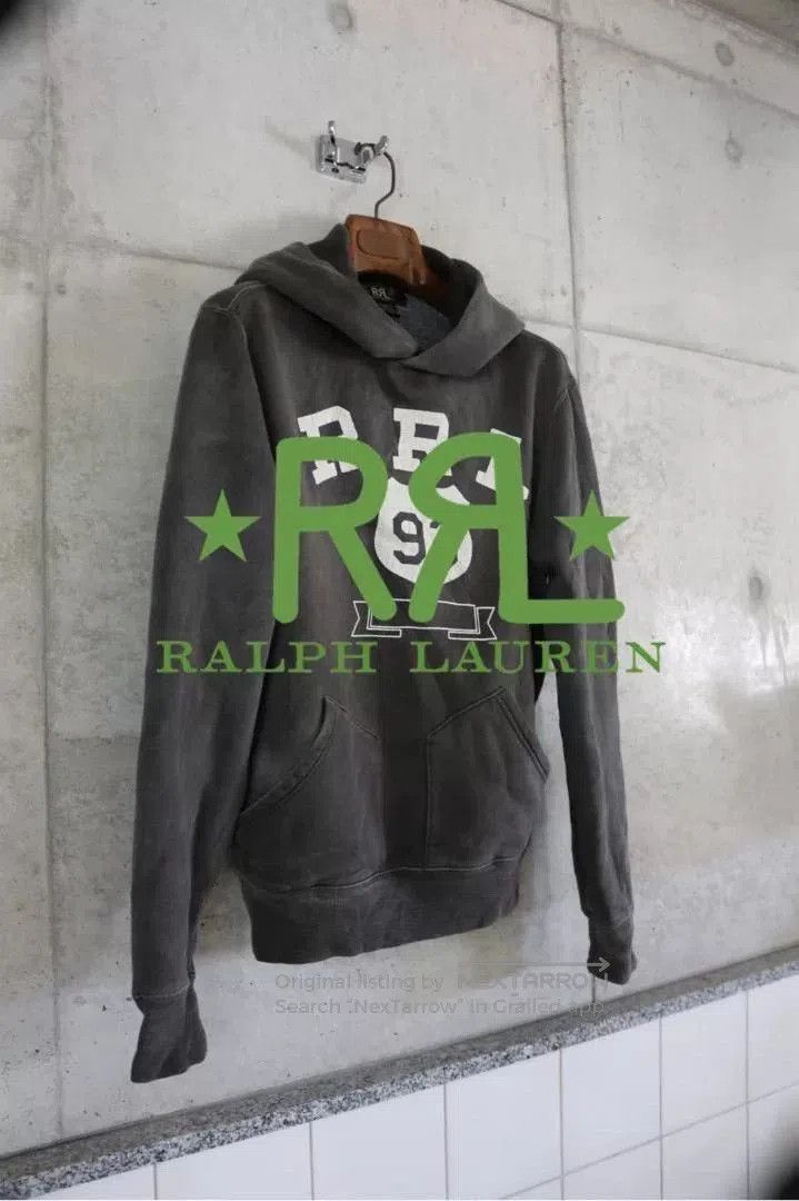 RRL Ralph Lauren vintage rrl 93 shield graphic hoodie. Size US M / EU 48-50 / 2 - 5 Thumbnail