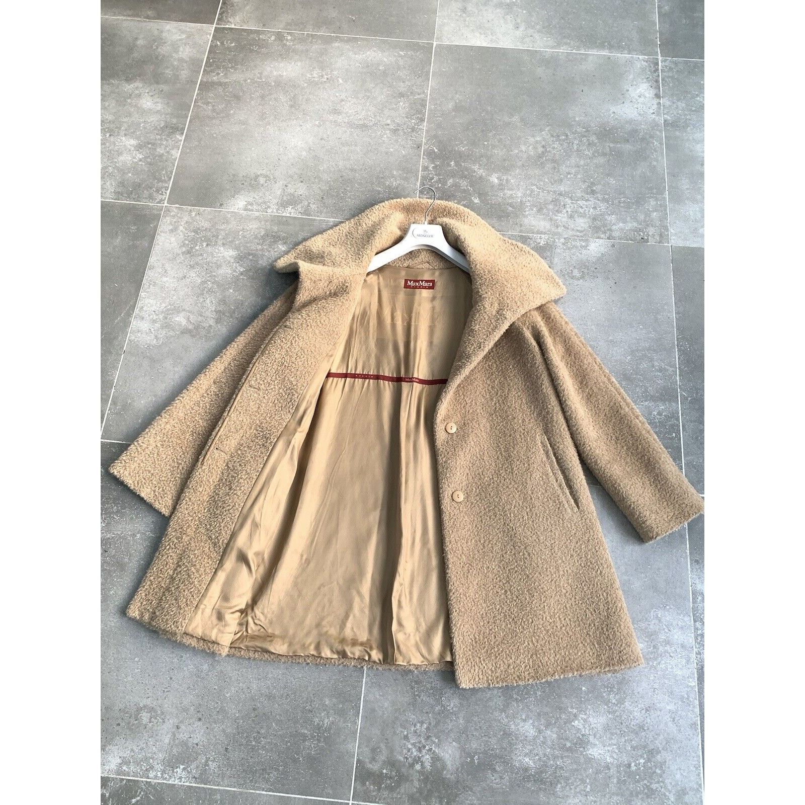Max Mara Women's MAX MARA TEDDY ALPACA Trench Coat Jacket UK 14 US 12 Size XL / US 12-14 / IT 48-50 - 11 Thumbnail