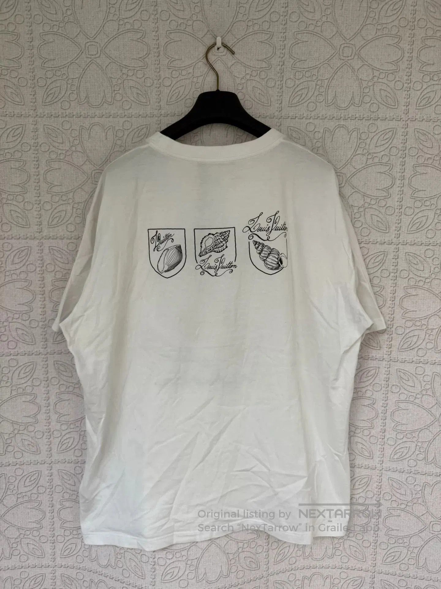 Louis Vuitton louis vuitton embroidered shell short sleeve shirt. Size XL / US 12-14 / IT 48-50 - 2 Thumbnail
