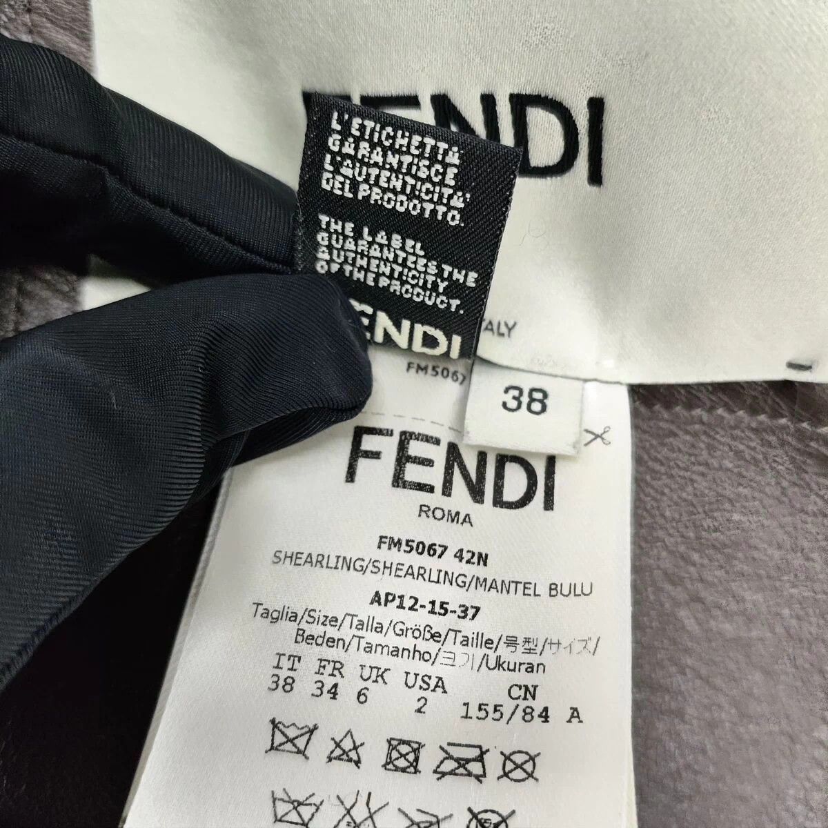 Fendi Fendi 38 Brown fur coat Size S / US 4 / IT 40 - 3 Thumbnail