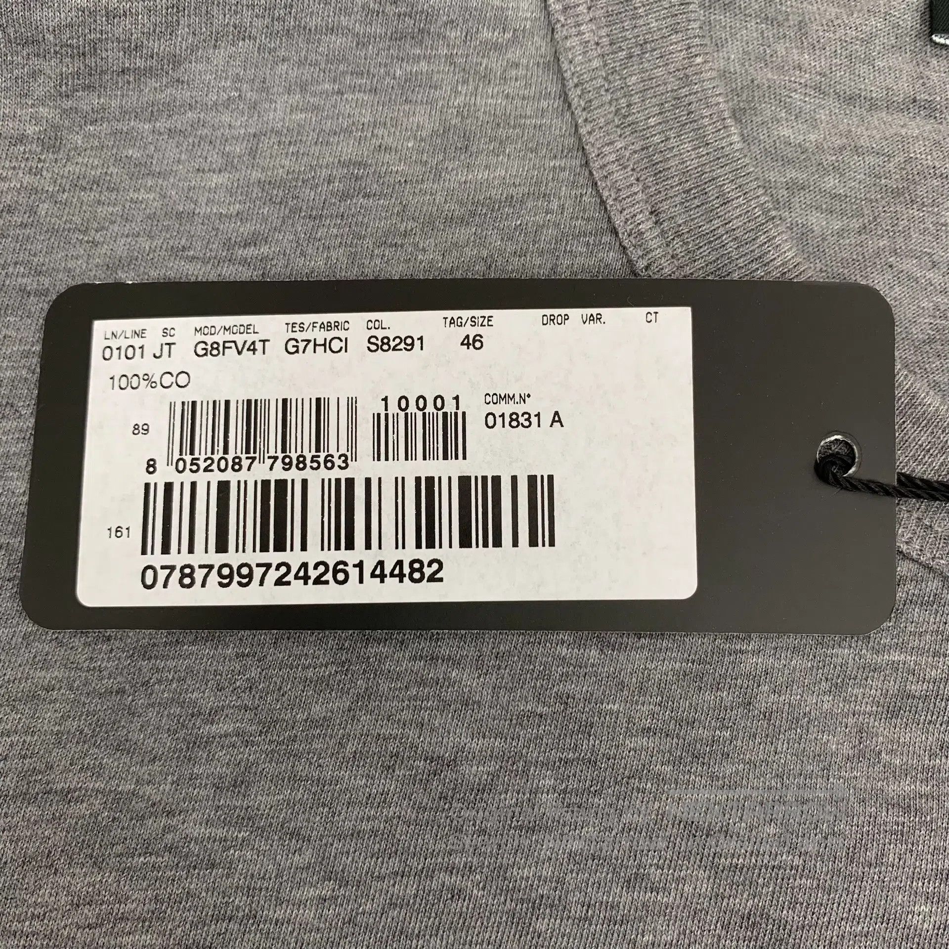 Dolce & Gabbana Dolce Gabbana Grey Crown Embroidered Cotton Round Neck Sho Size US S / EU 44-46 / 1 - 7 Thumbnail