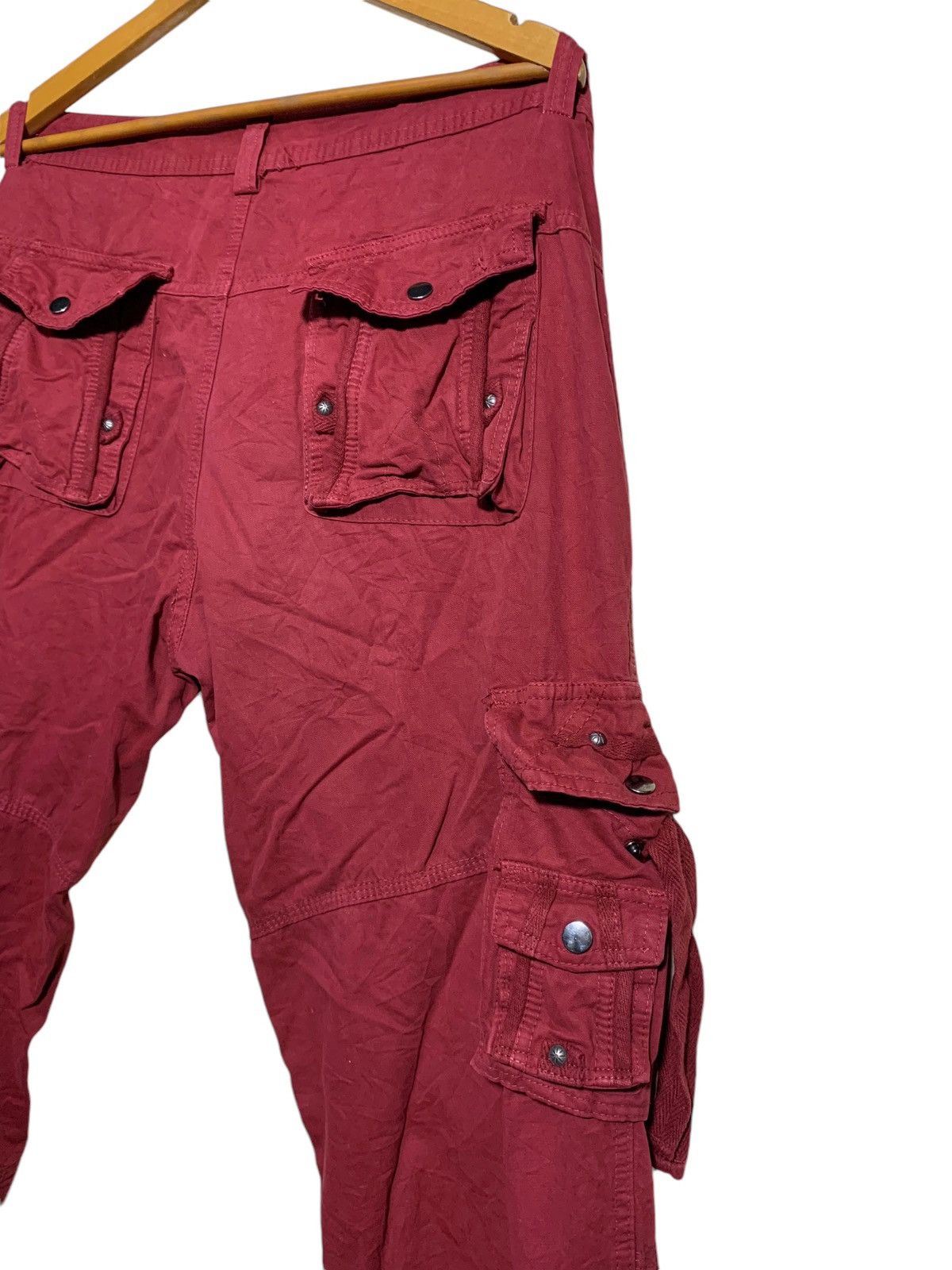 If Six Was Nine × Japanese Brand × Seditionaries 🔥RED TACTICAL SIX POCKETS PANTS W38 Size US 38 / EU 54 - 9 Thumbnail