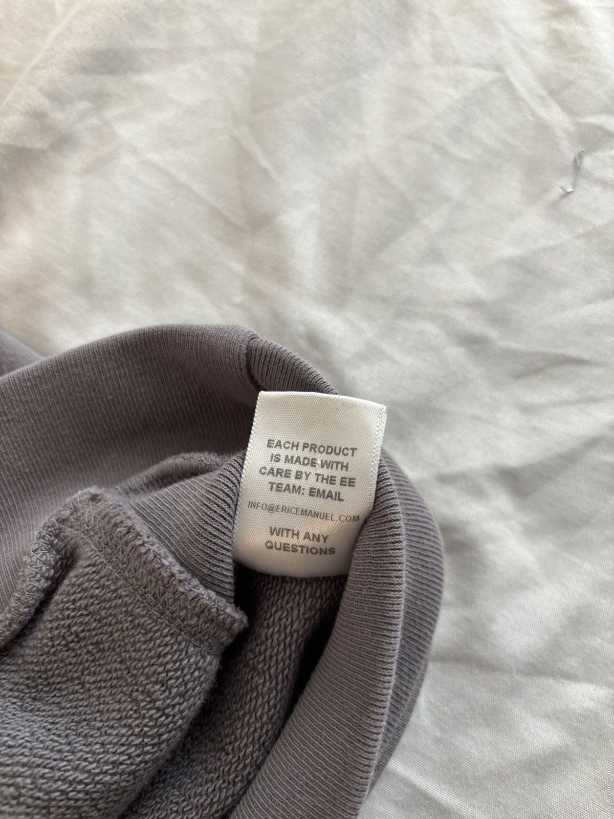 Eric Emanuel Eric Emanuel Gray Hoodie Size US S / EU 44-46 / 1 - 7 Thumbnail