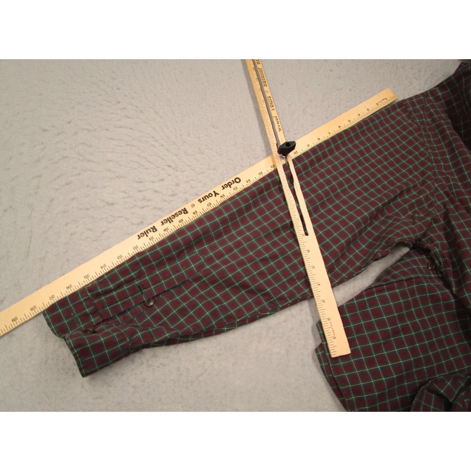 Polo Ralph Lauren VINTAGE Polo Ralph Lauren Shirt 2XL Tall Red Check Button-Up with Dual Flap Pockets Mens Long Sleeve Size US XXL / EU 58 / 5 - 7 Thumbnail