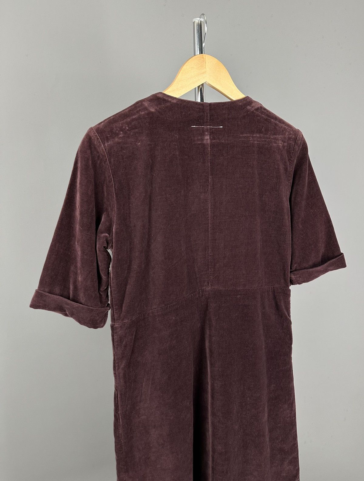 Maison Margiela Maison Martin Margiela - F/W07 - Velvet Midi Evening Dress Size M / US 6-8 / IT 42-44 - 7 Thumbnail