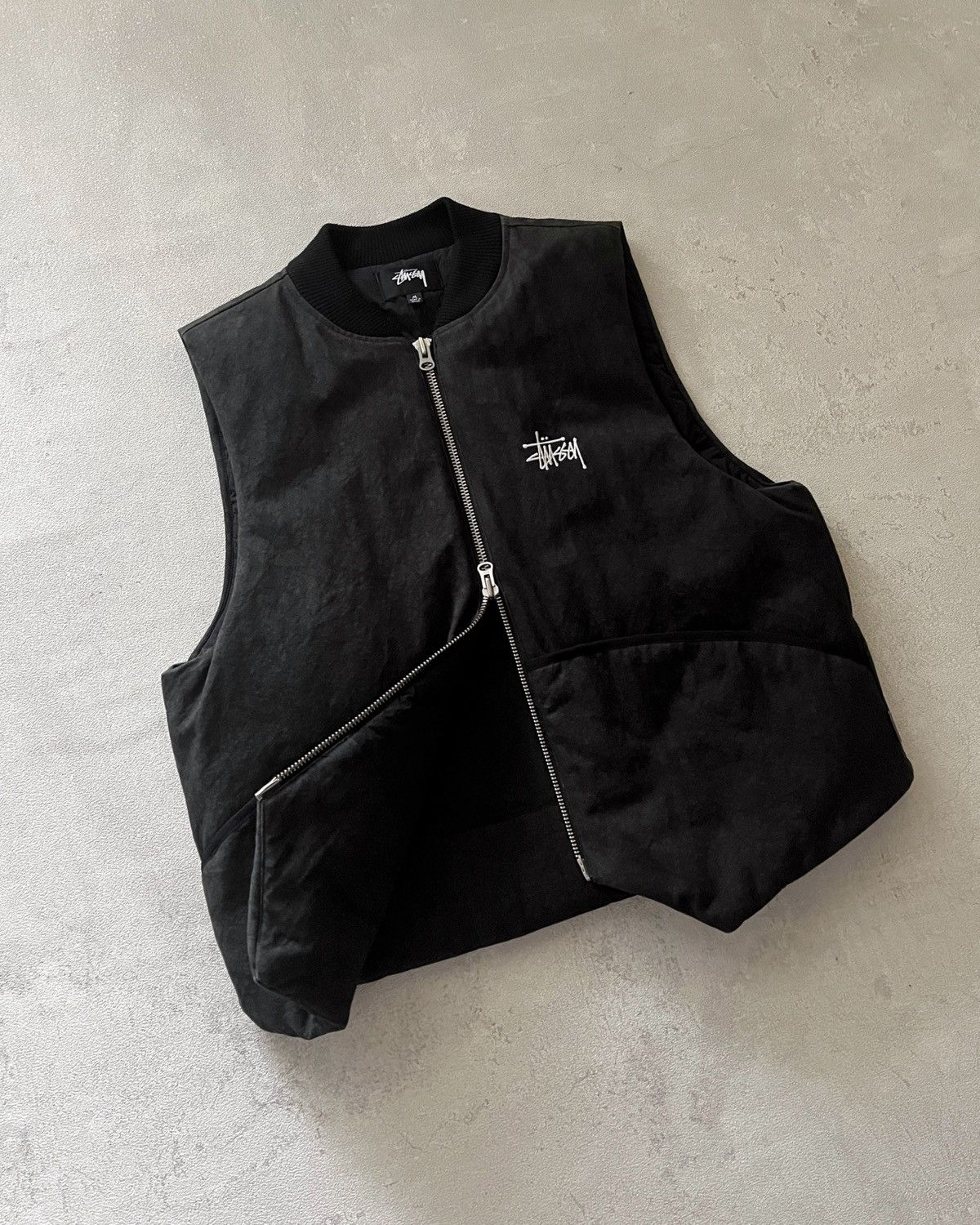Stussy × Vintage Stussy washed canvas primaloft vest Size 40L - 3 Thumbnail