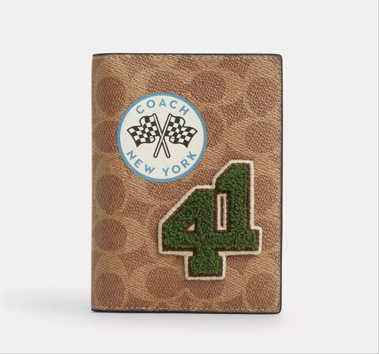 Coach Passport Card Case In Signature Canvas With Patches CY903 Size ONE SIZE - 7 Thumbnail