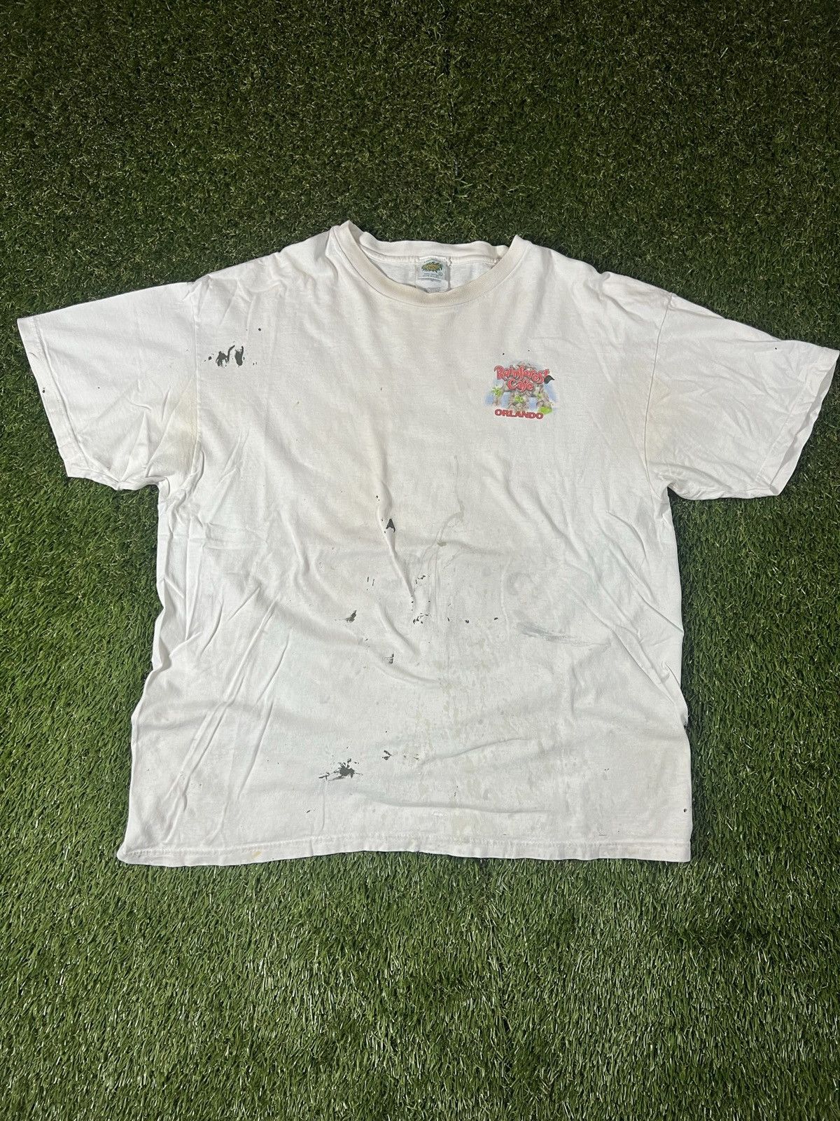 Rainforest × Vintage Vintage 90s Made in USA Distressed Orlando Rain Forest Cafe Size US XXL / EU 58 / 5 - 3 Thumbnail