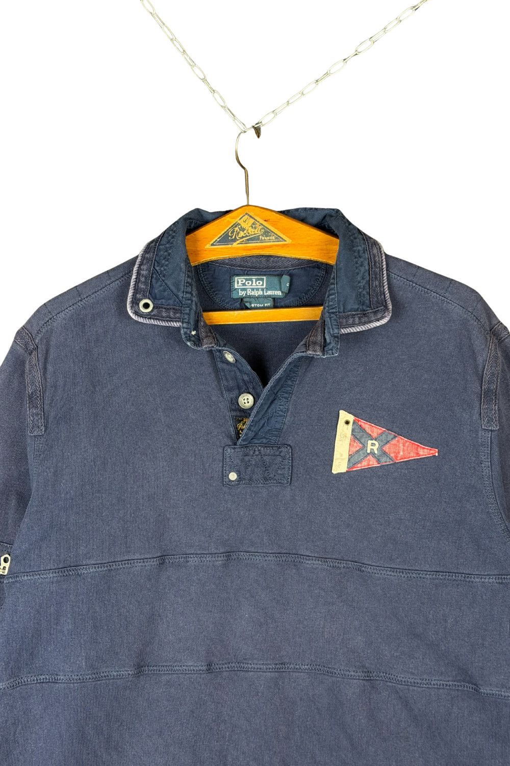 Polo Ralph Lauren Polo RL Naval Tailors PRLC Flag Popover Sweatshirt XL Size US XL / EU 56 / 4 - 3 Thumbnail