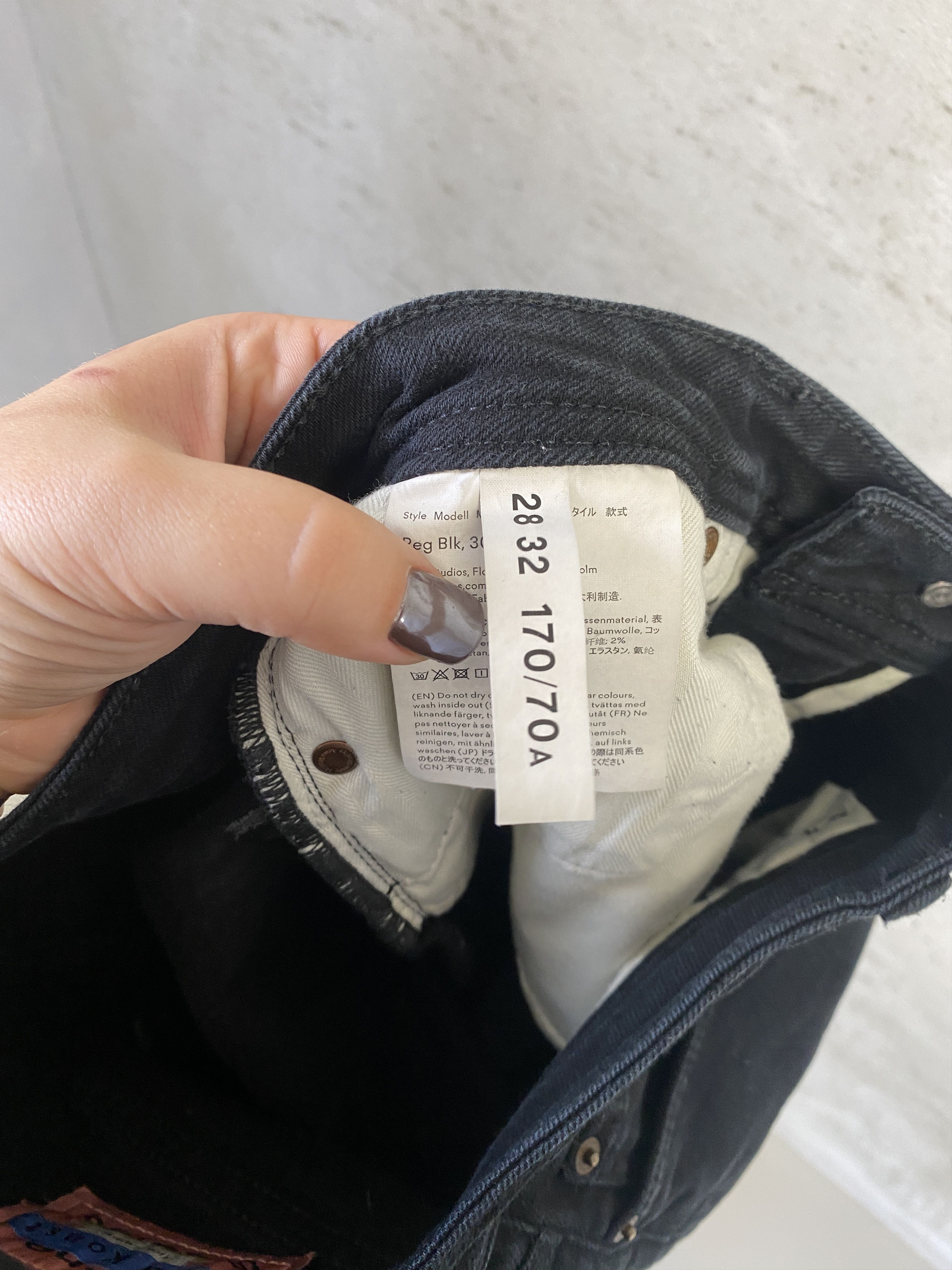 Acne Studios Acne Studios Bla Konst Peg BLK denim skinny jeans pants Size 28" / US 6 / IT 42 - 6 Thumbnail