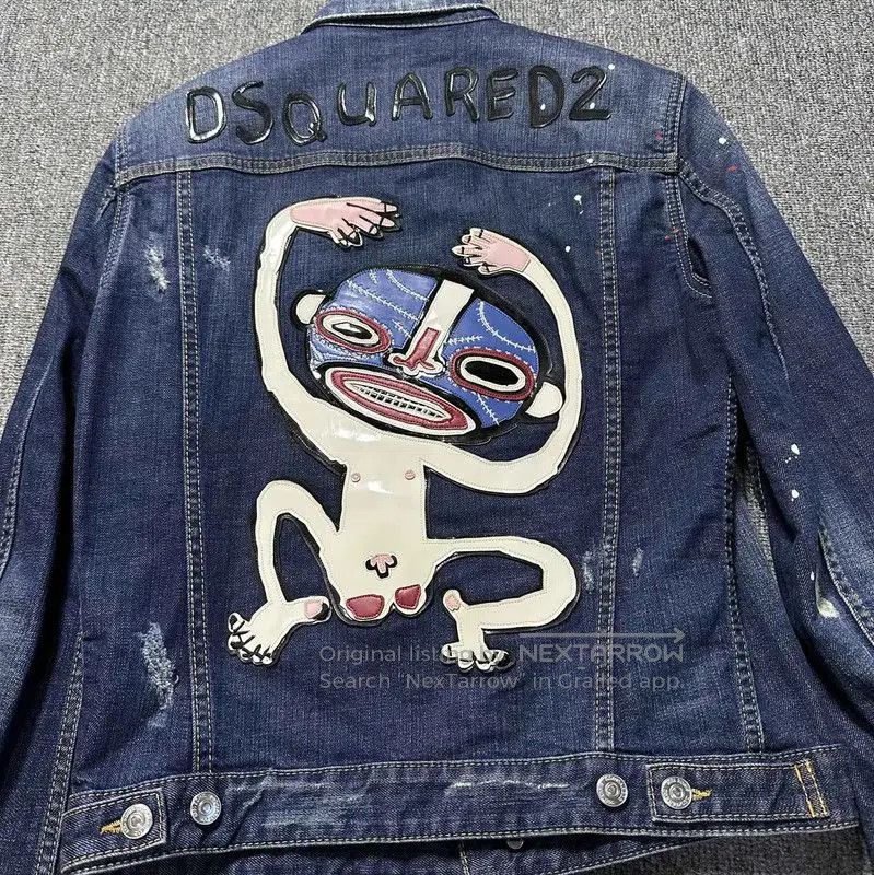 Dsquared2 DSQUARED2 Cartoon Print Long Sleeve Jacket . Size US S / EU 44-46 / 1 - 4 Thumbnail